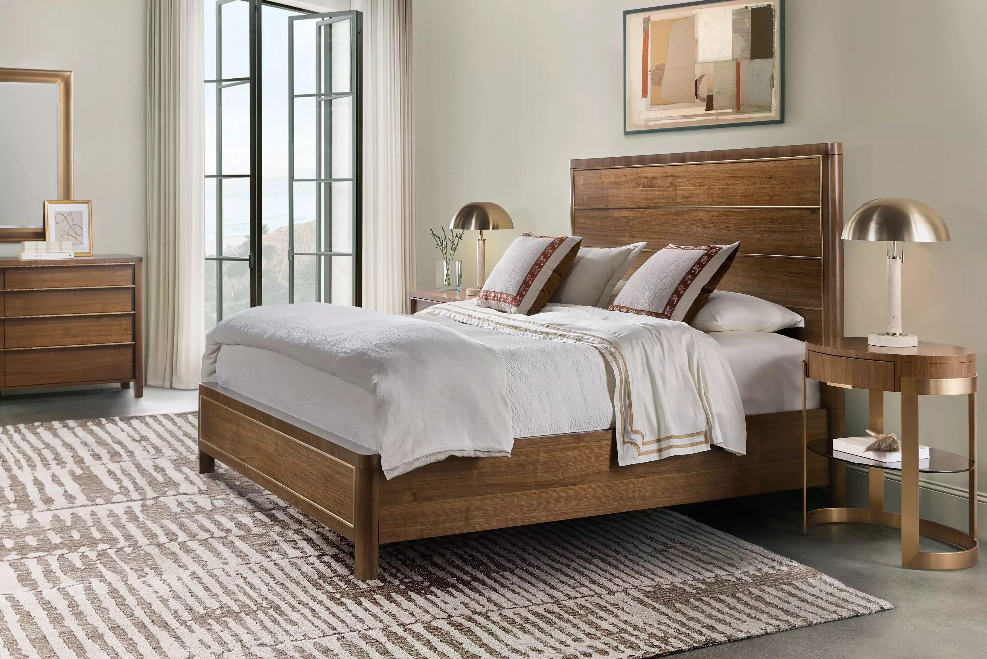 Eleana Medium Brown Panel Bedroom Set From Hooker Furniture