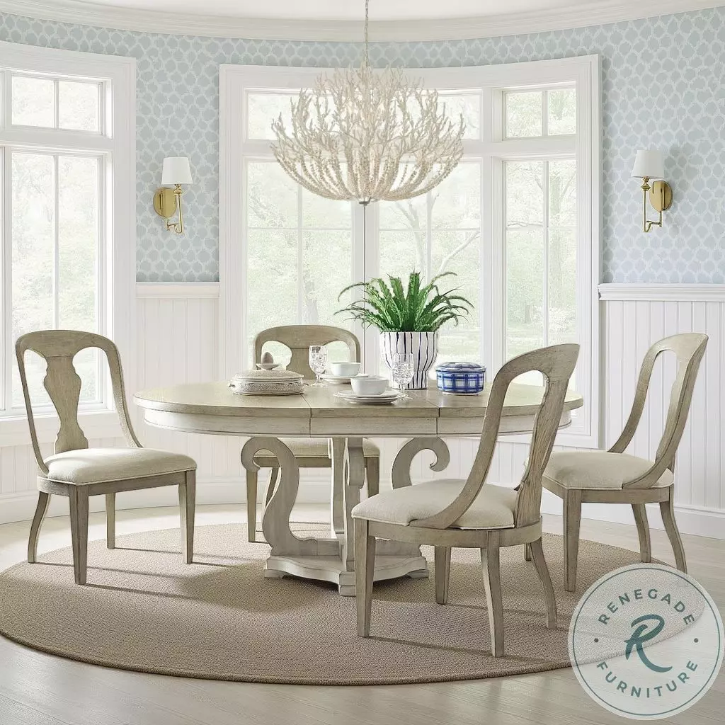 Ashbourne Kensington Sun Washed And Driftwood Extendable Round