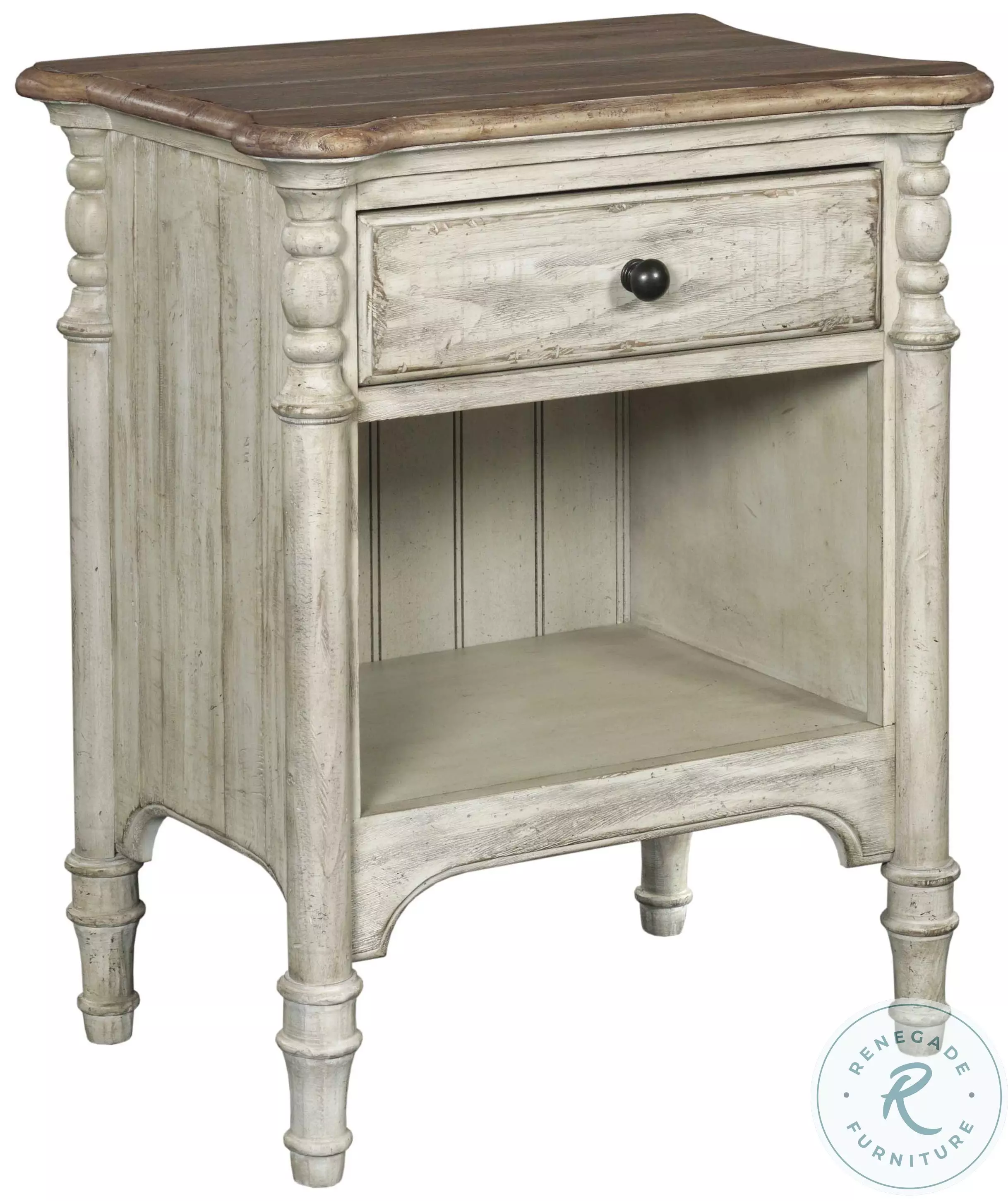 Weatherford Cornsilk Open Nightstand from Kincaid (75-143