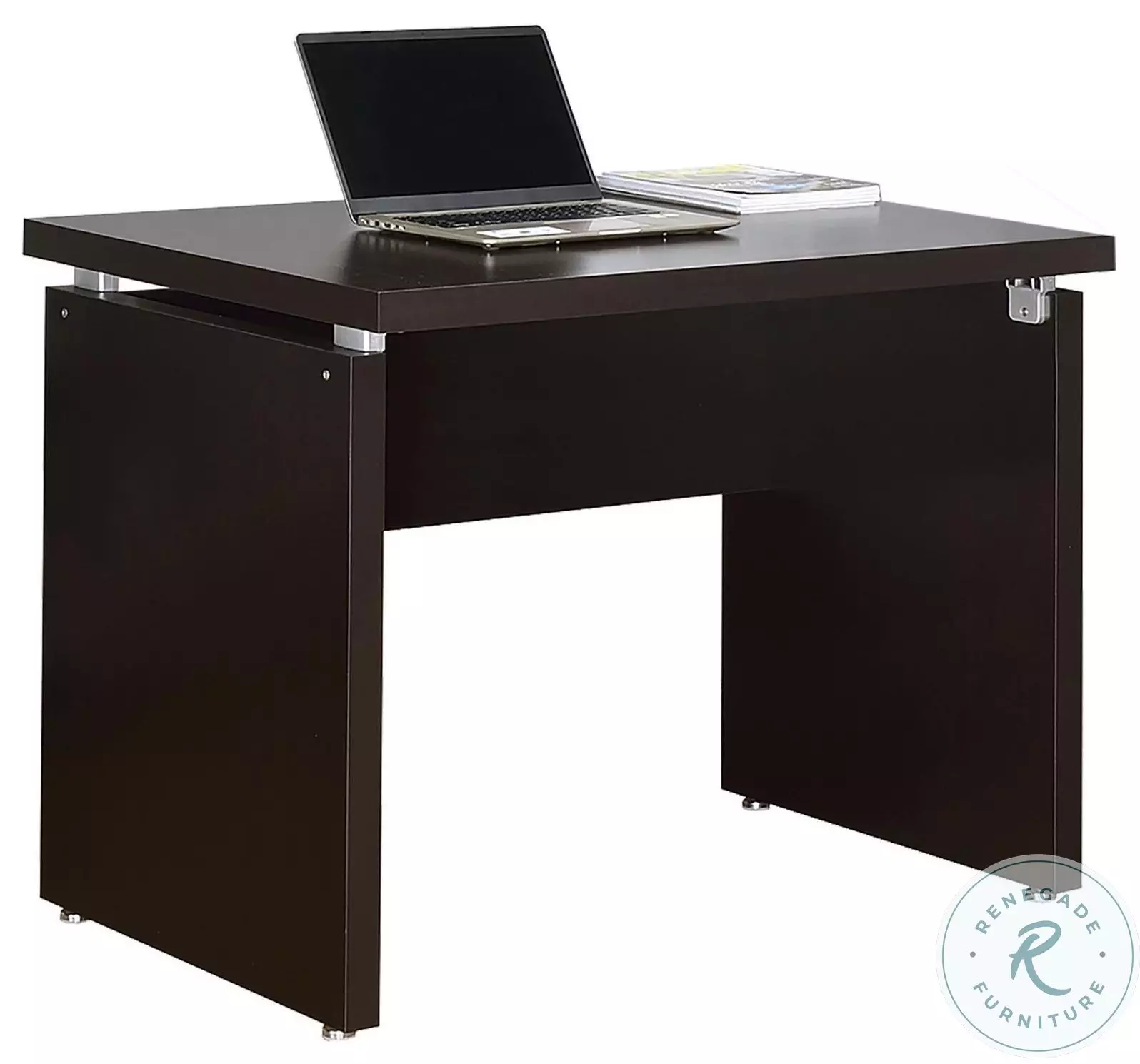 Skylar Cappuccino Computer Desk from Coaster (800892) | Coleman Furniture