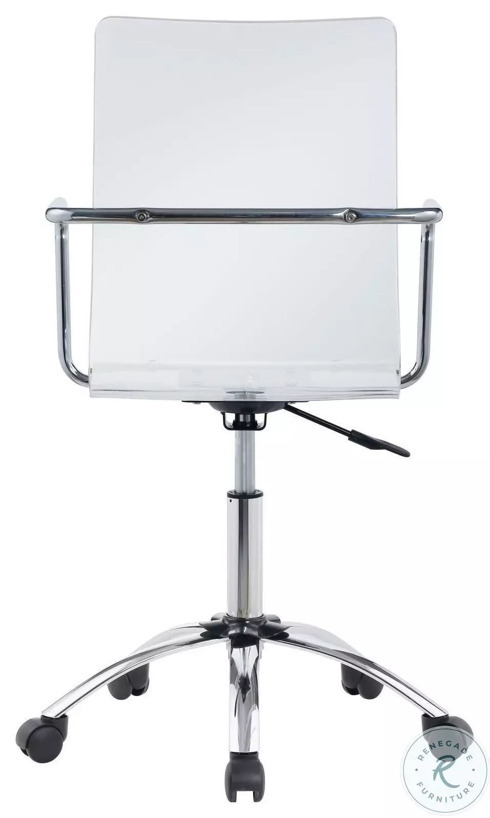 Acrylic Desk Chairs Clear Acrylic Rolling Chair Amaturo Clear