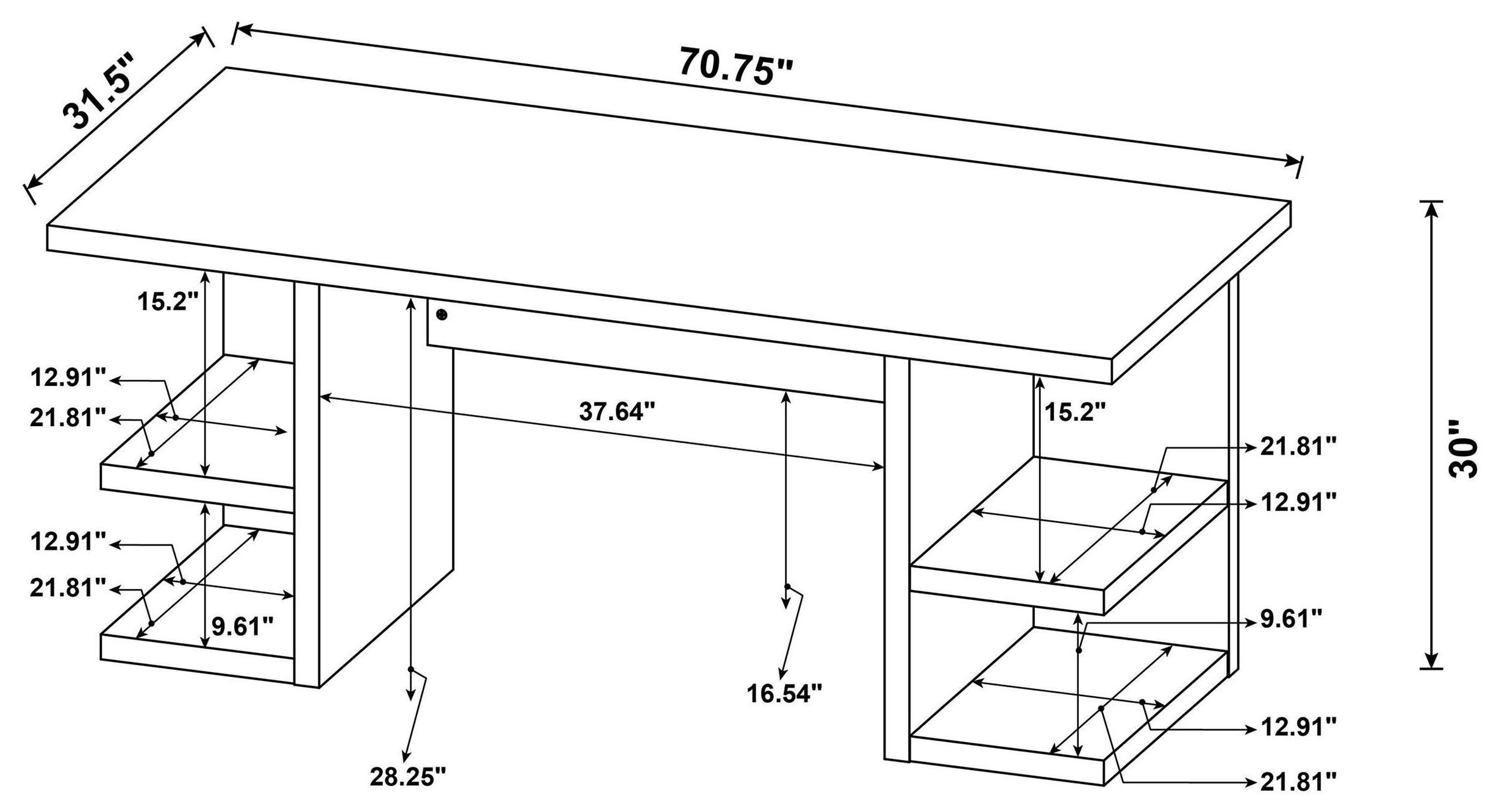 Alice White Writing Desk