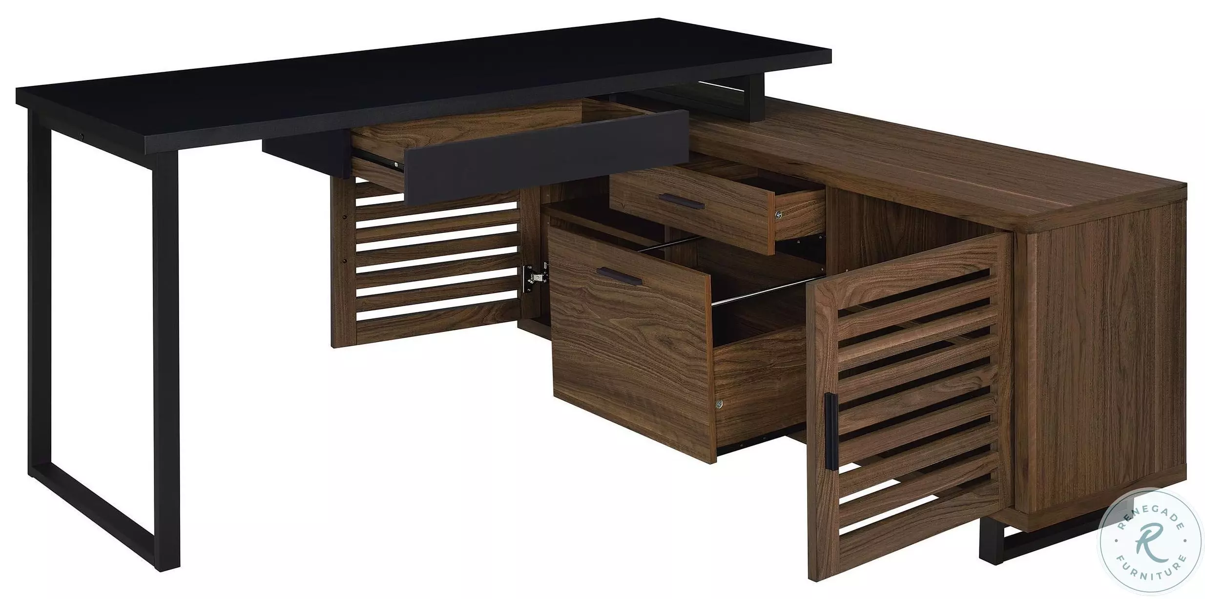 Maddox Walnut And Black 60