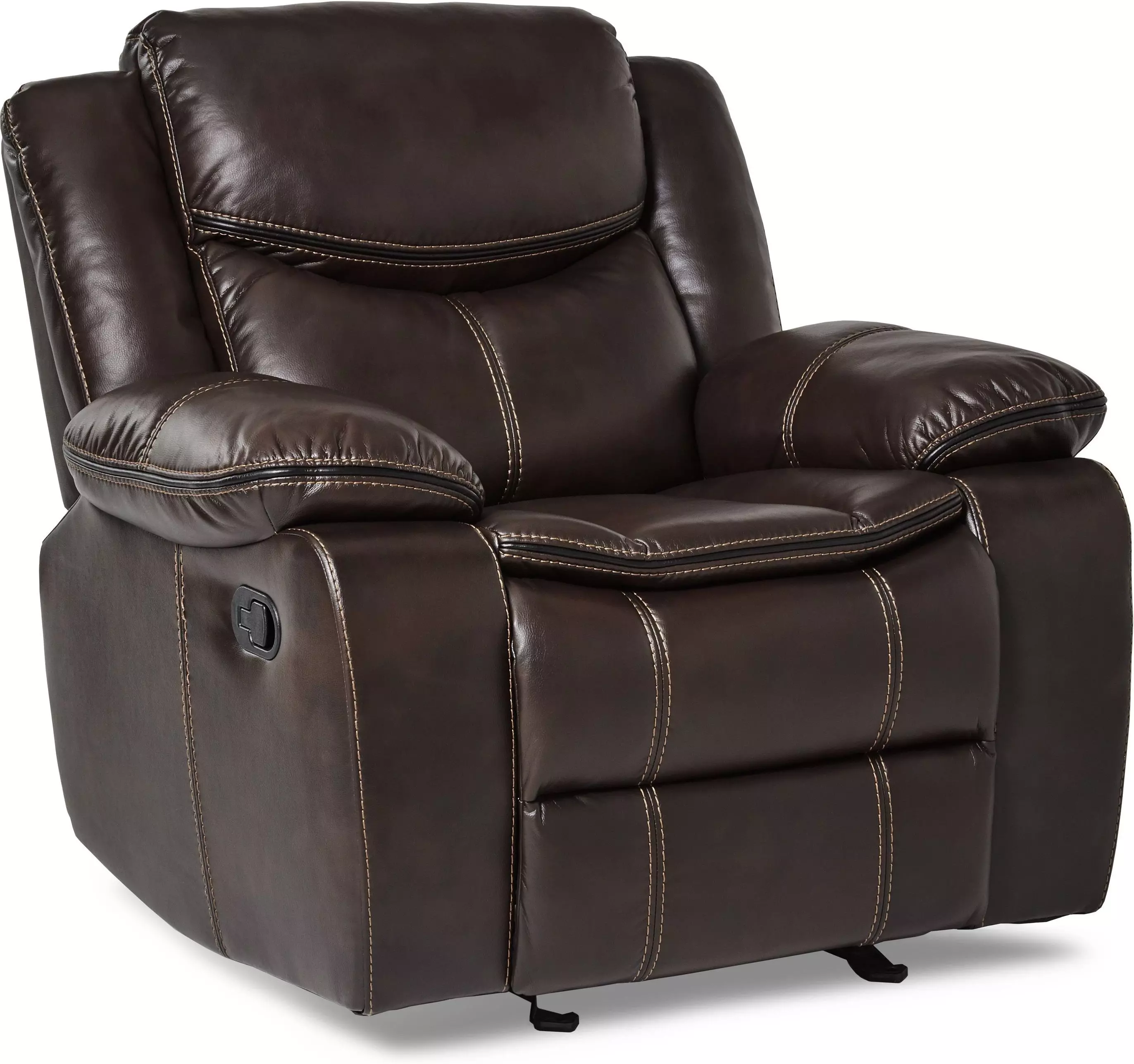 Bastrop Dark Brown Glider Recliner