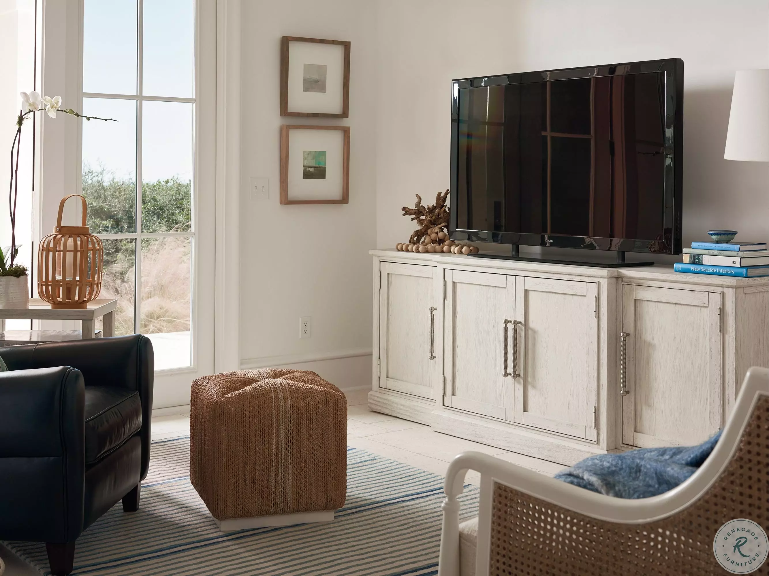 Coastal Living Escape Sandbar 4 Door TV Stand From Home Gallery