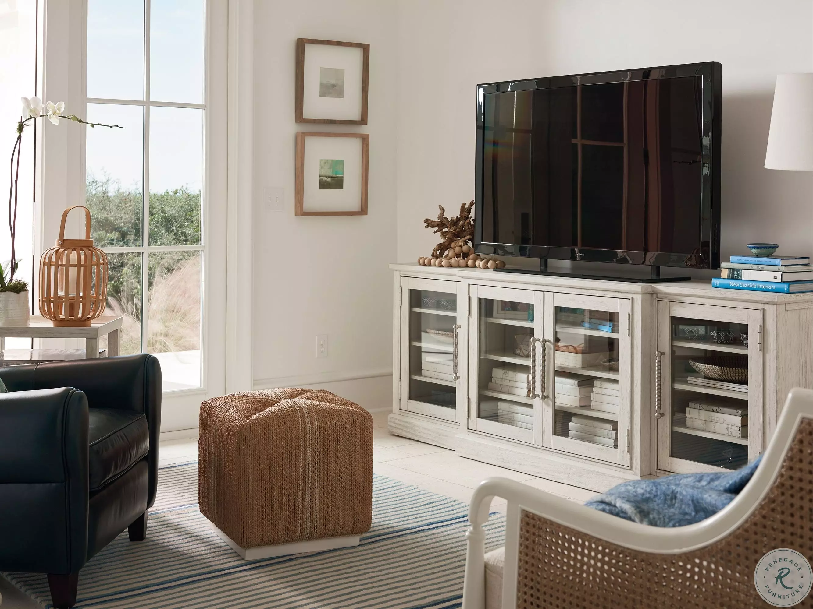 テレビ SAB11 Coastal Living Escape Sandbar 4 Door TV Stand From Home Gallery