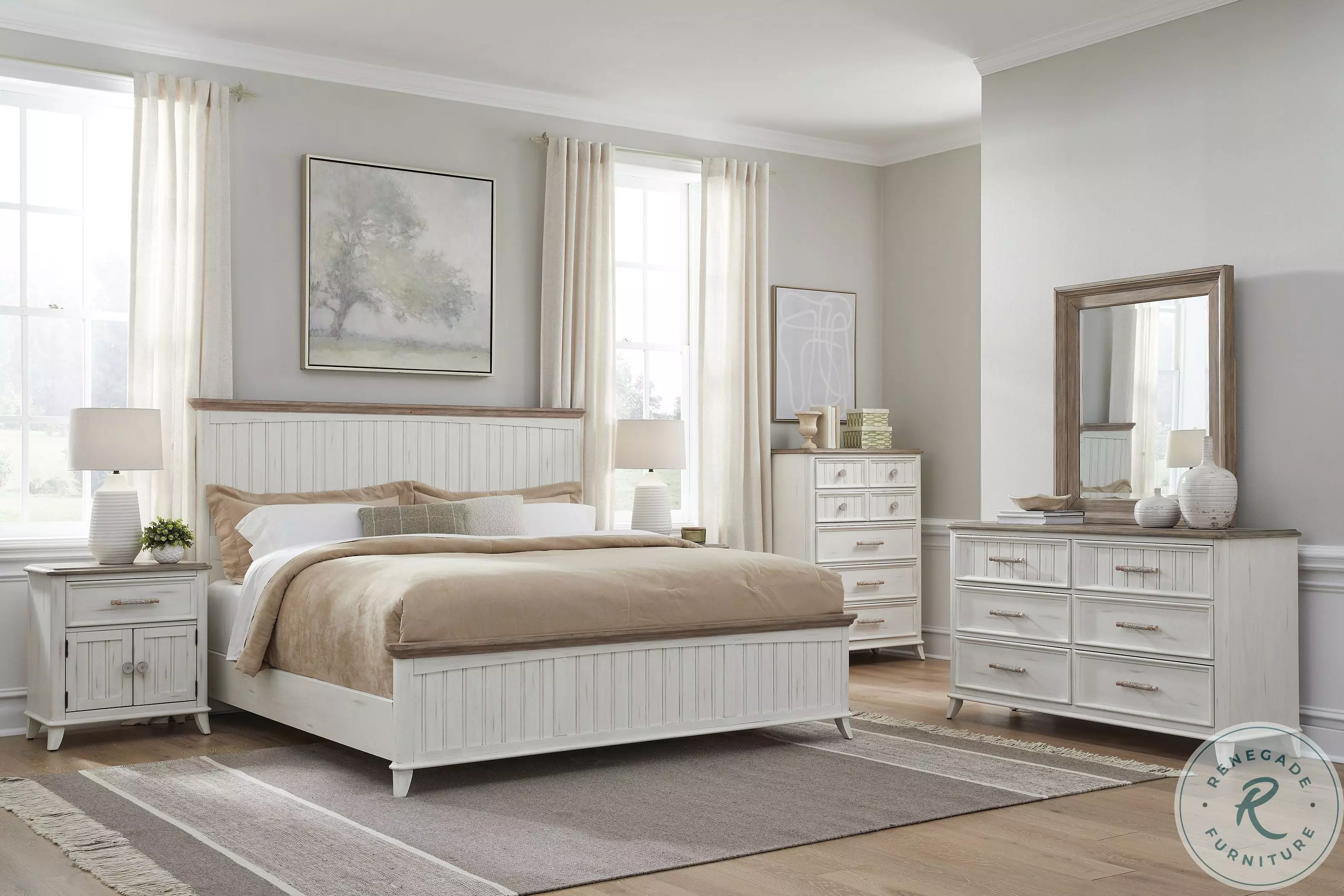 touraco dresser white brown SICOTAS Rattan 6 Drawer Dresser for Bedroom 51"Wide Dresser Chest of Drawers for Closet Large Storage Cabinet Farmhouse Boho Dresser TV Stand for Home