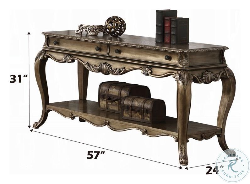 Ragenardus Vintage Oak Rectangular Sofa Table