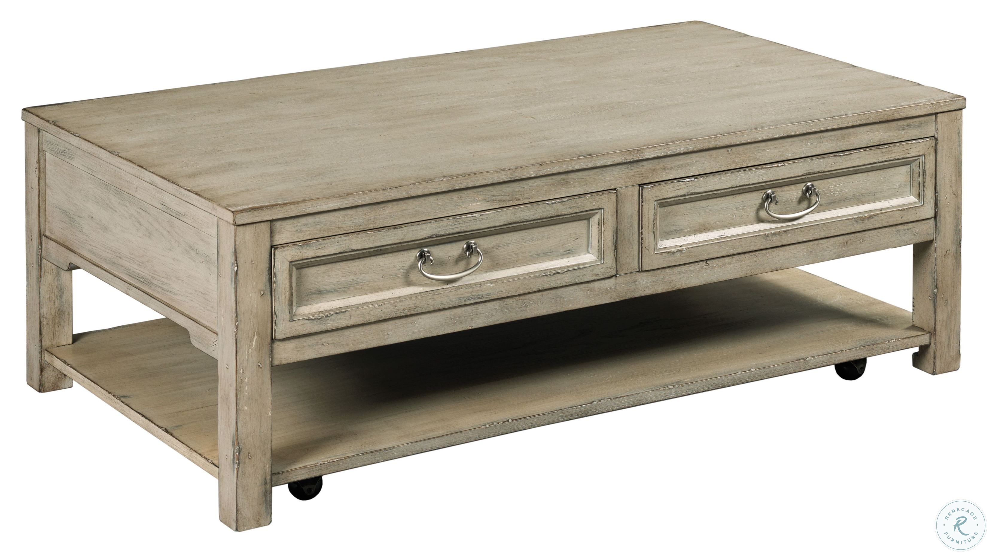 Driftwood Simmons Upholstery Square MTN Cocktail Table