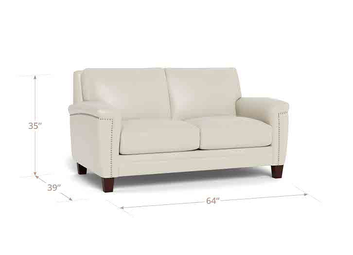 Sherwyn Vanilla Leather 64
