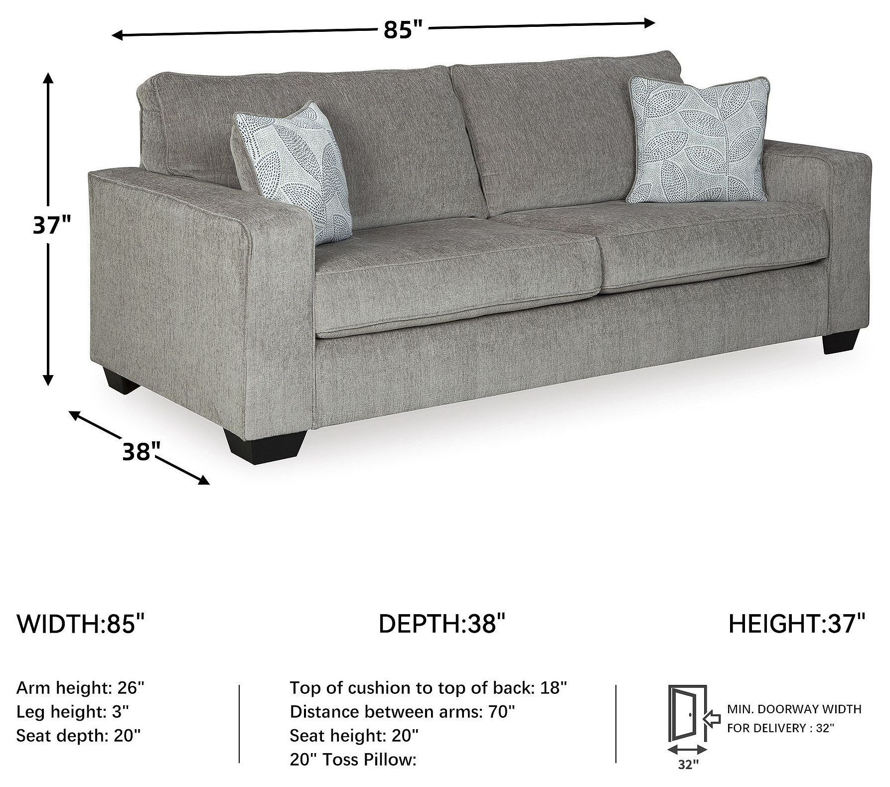 Altari Alloy Queen Sofa Sleeper