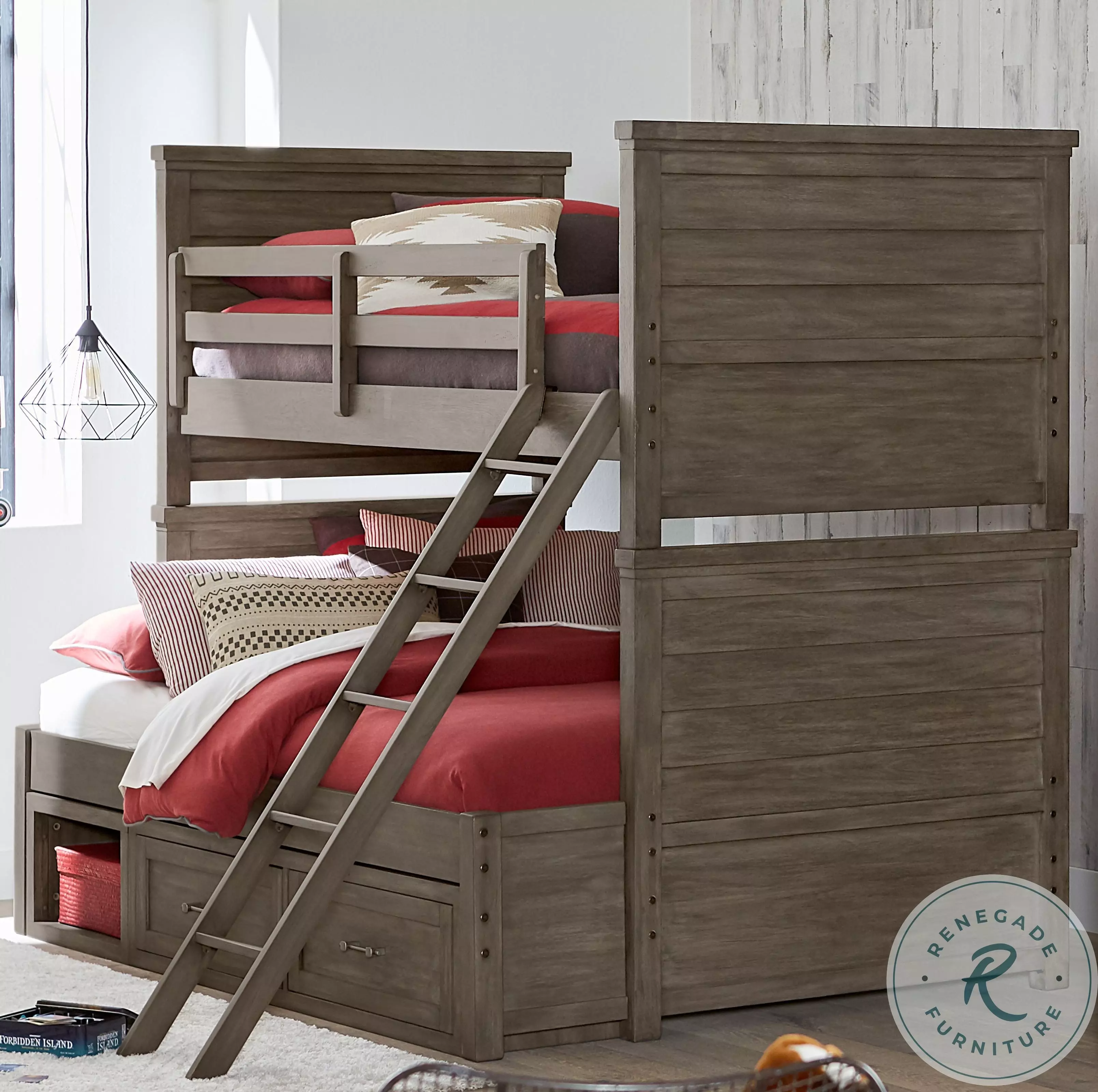 bunki Amazon.com: LZ LEISURE ZONE Twin Over Full Bunk Bed with