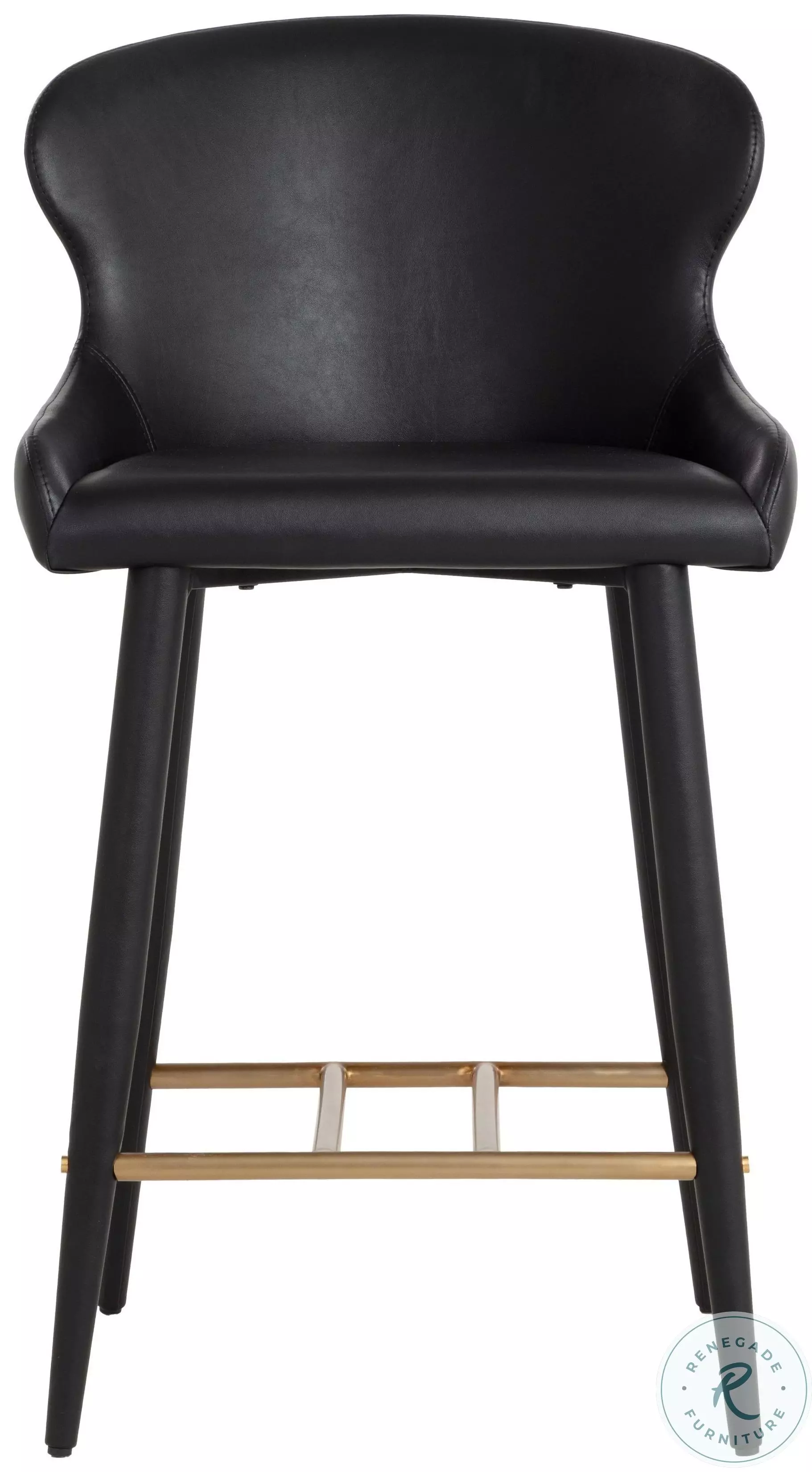 Cascade Bravo Black Counter Height Stool From Artisan's Nook | Coleman ...