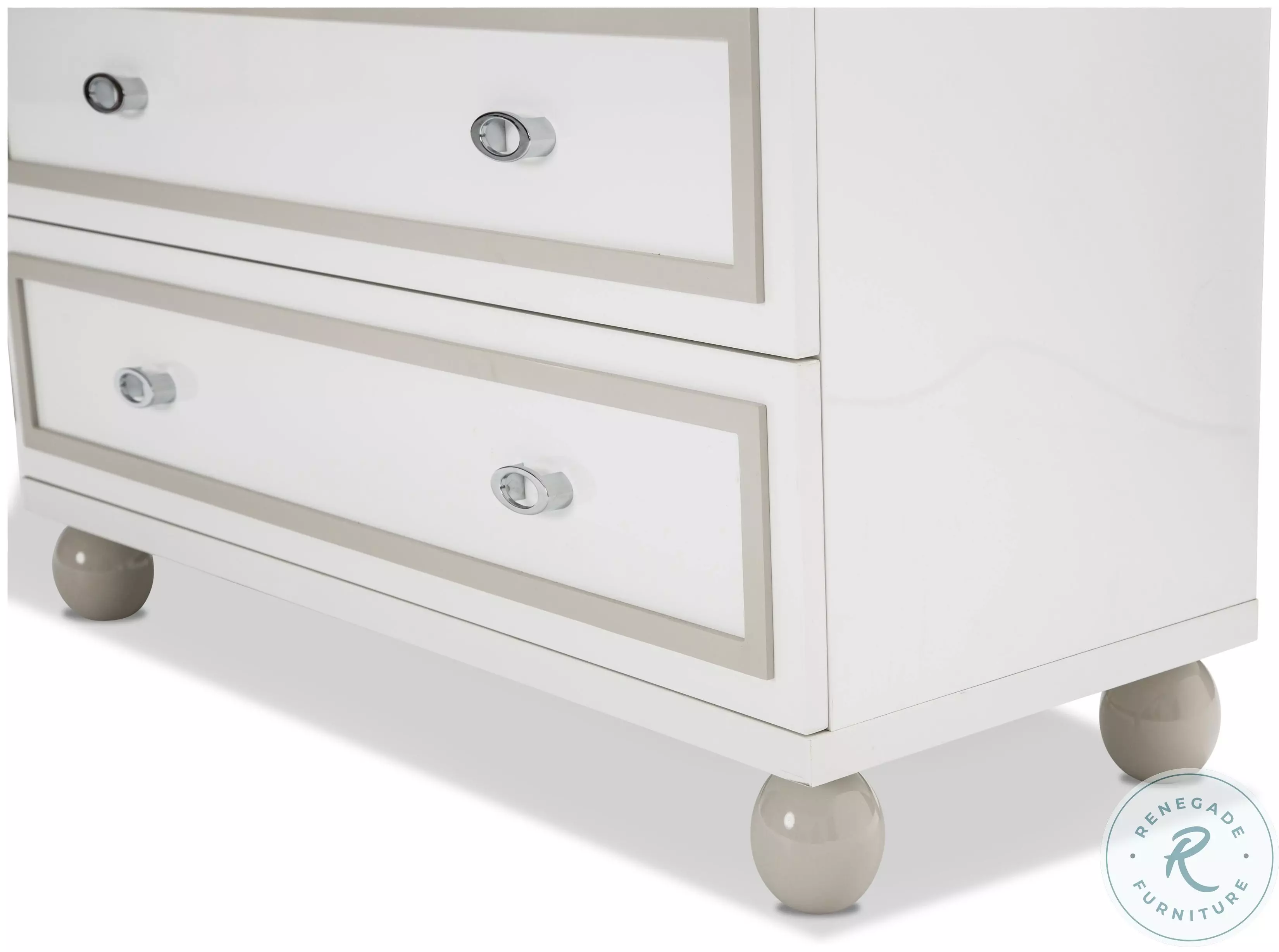 Sky Tower White Cloud Drawer Chest From Michael Amini