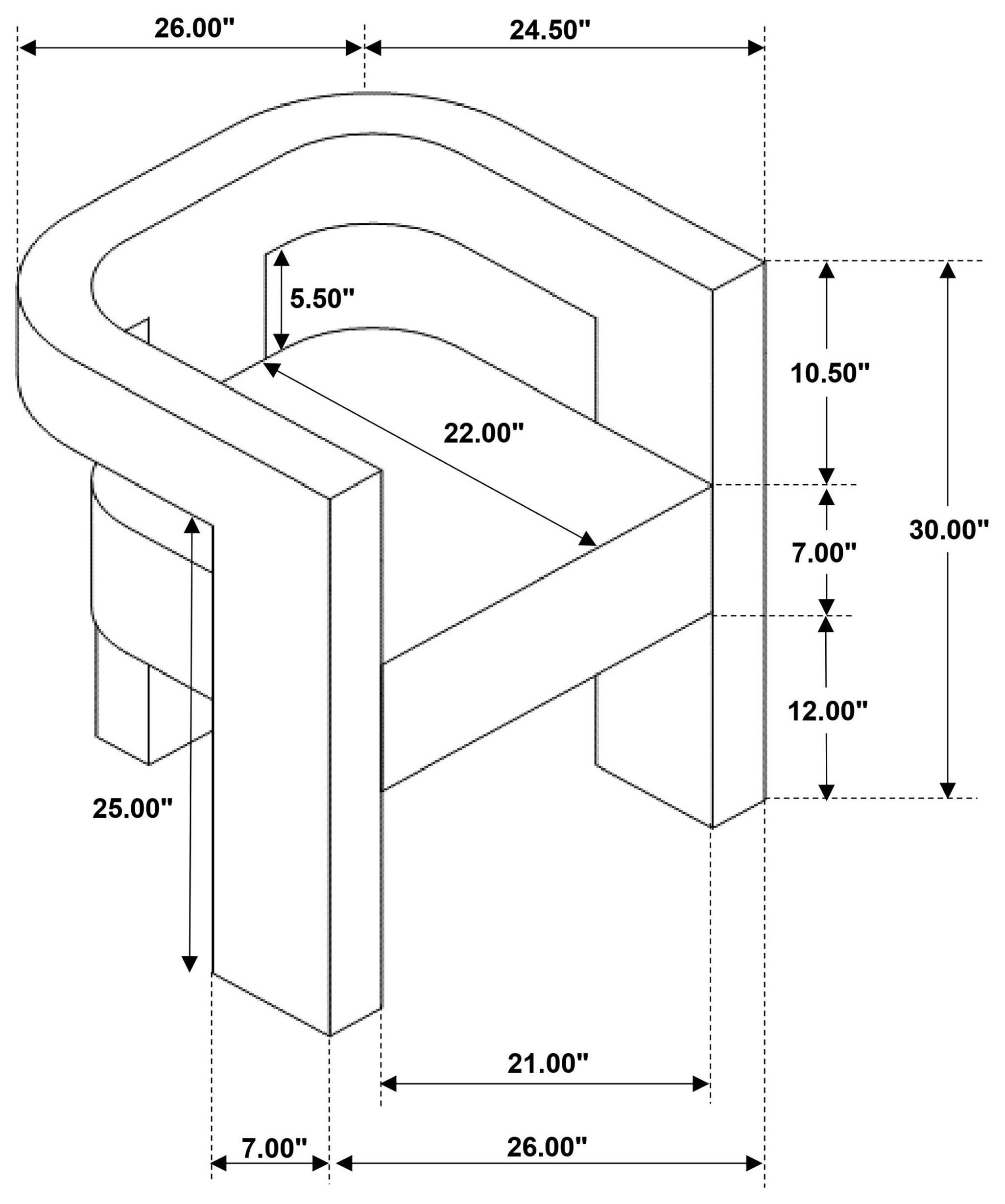 Petra White Boucle Accent Chair