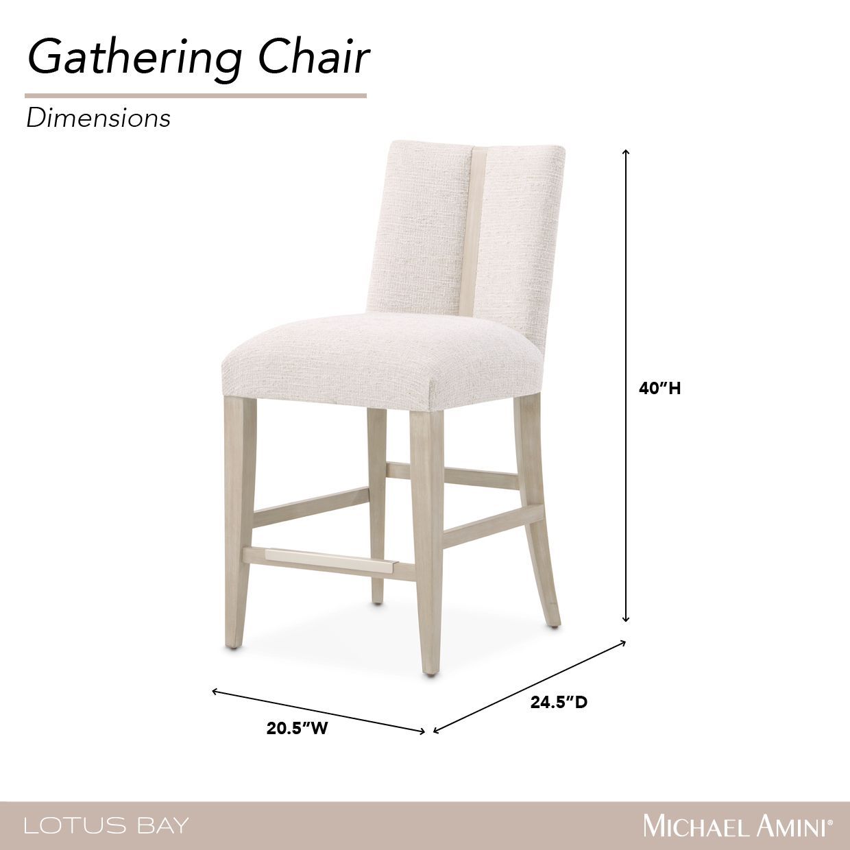 Lotus Bay Tusk Upholstered Gathering Chair