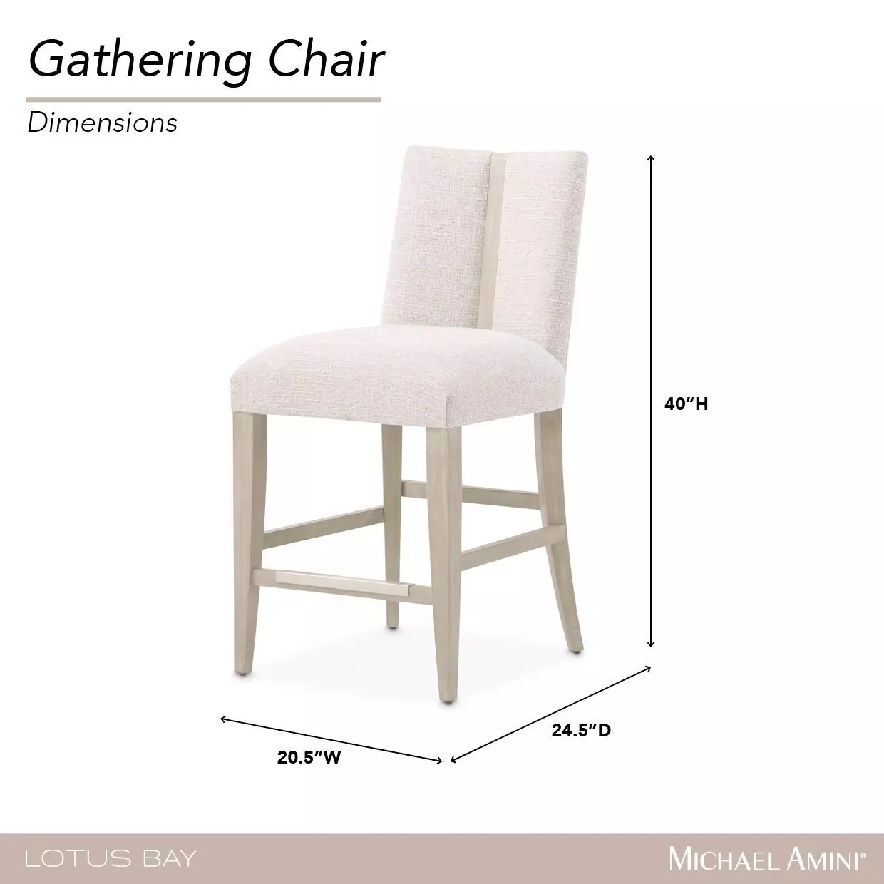 Lotus Bay Tusk Upholstered Gathering Chair