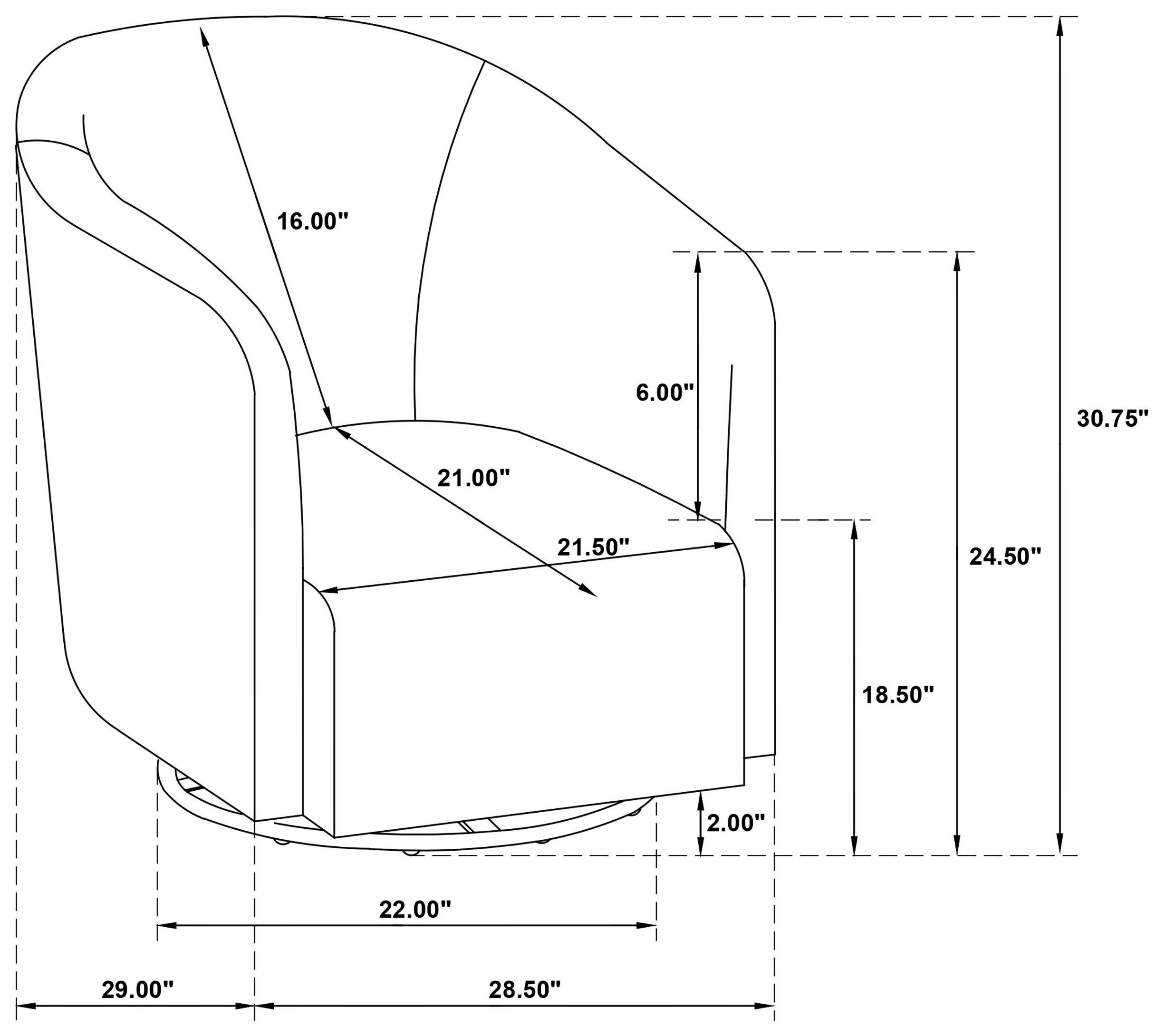 Mossbrook Green Upholstered Swivel Chair
