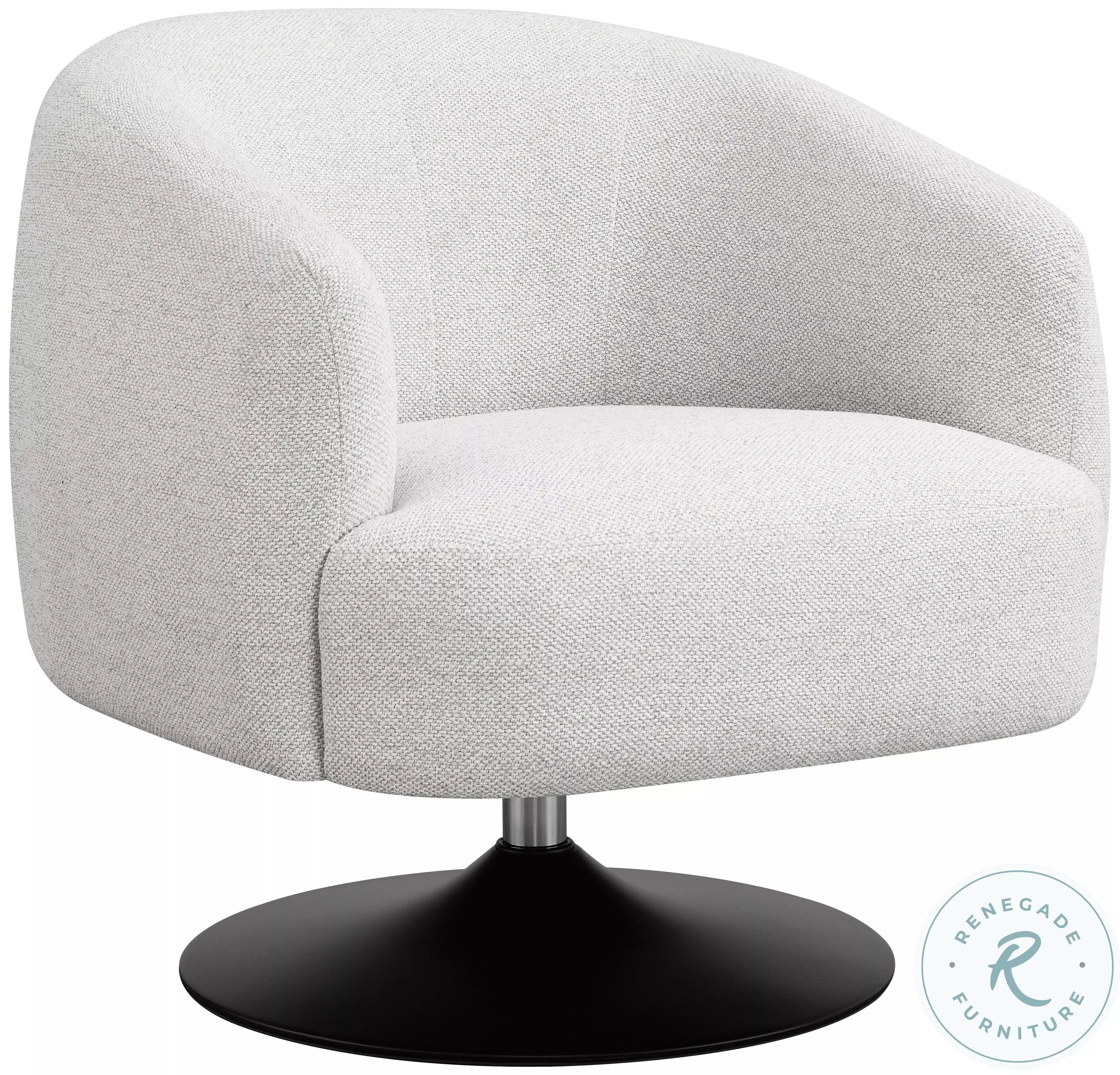 FCC29 カナダ製 Sklar Peppler ウイングバック アームチェア 905739 Beige Swivel Chair From Coaster | Coleman Furniture