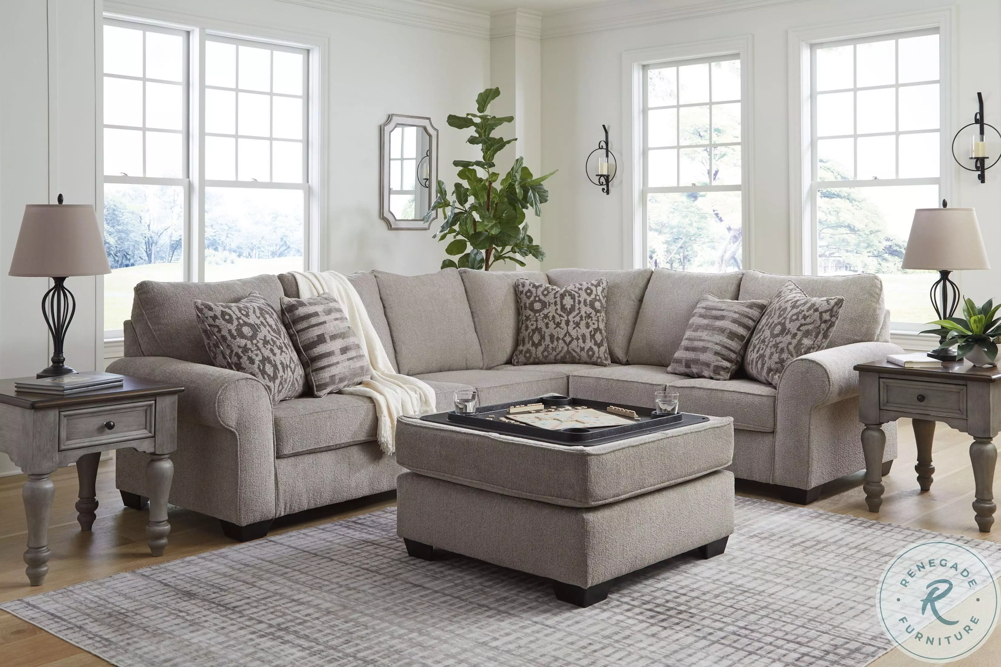 Claireah Umber Modular Sectional From Home Gallery Stores