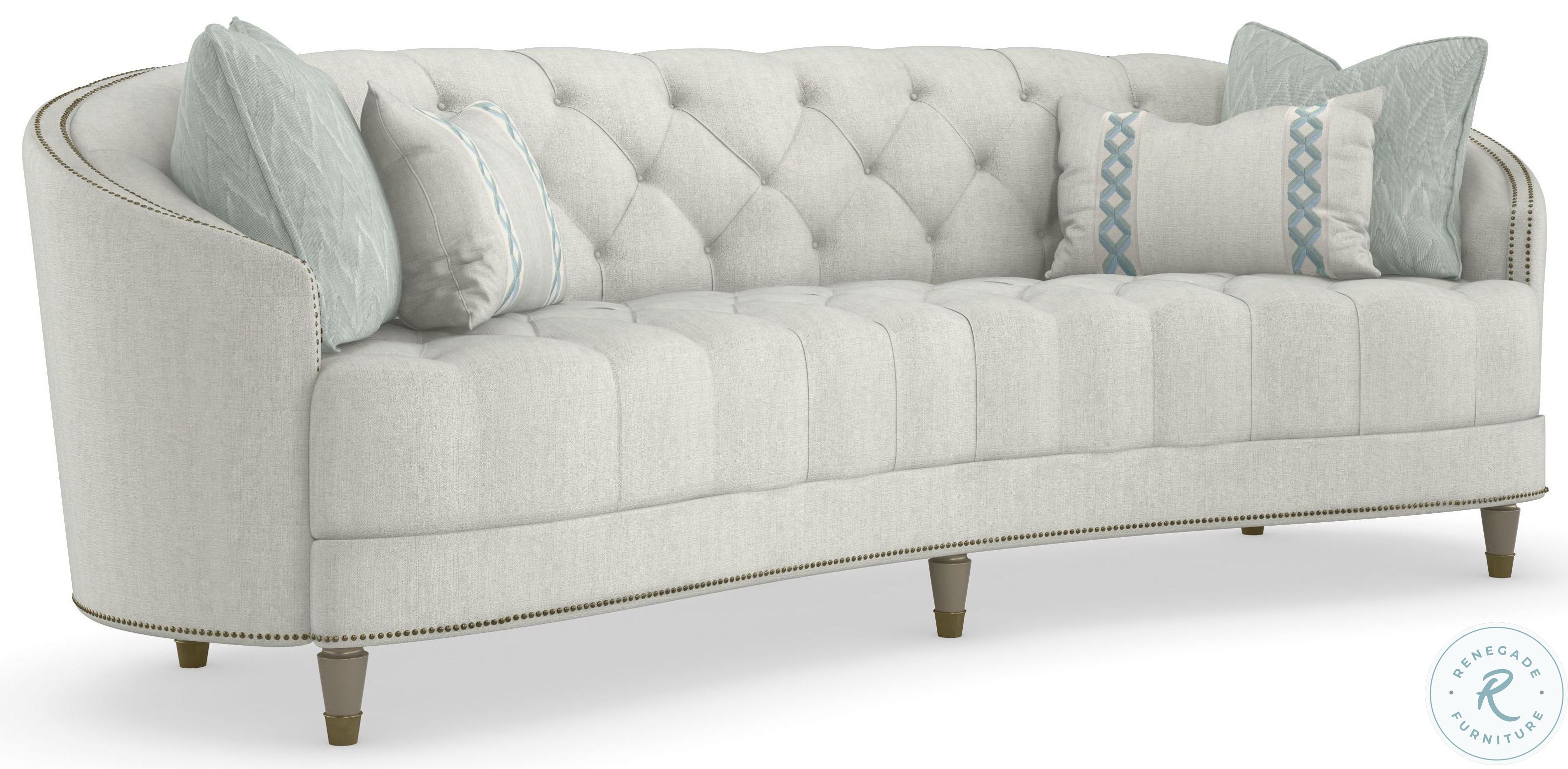 Intl Compositions White Sofa From Caracole | Home Gallery Stores