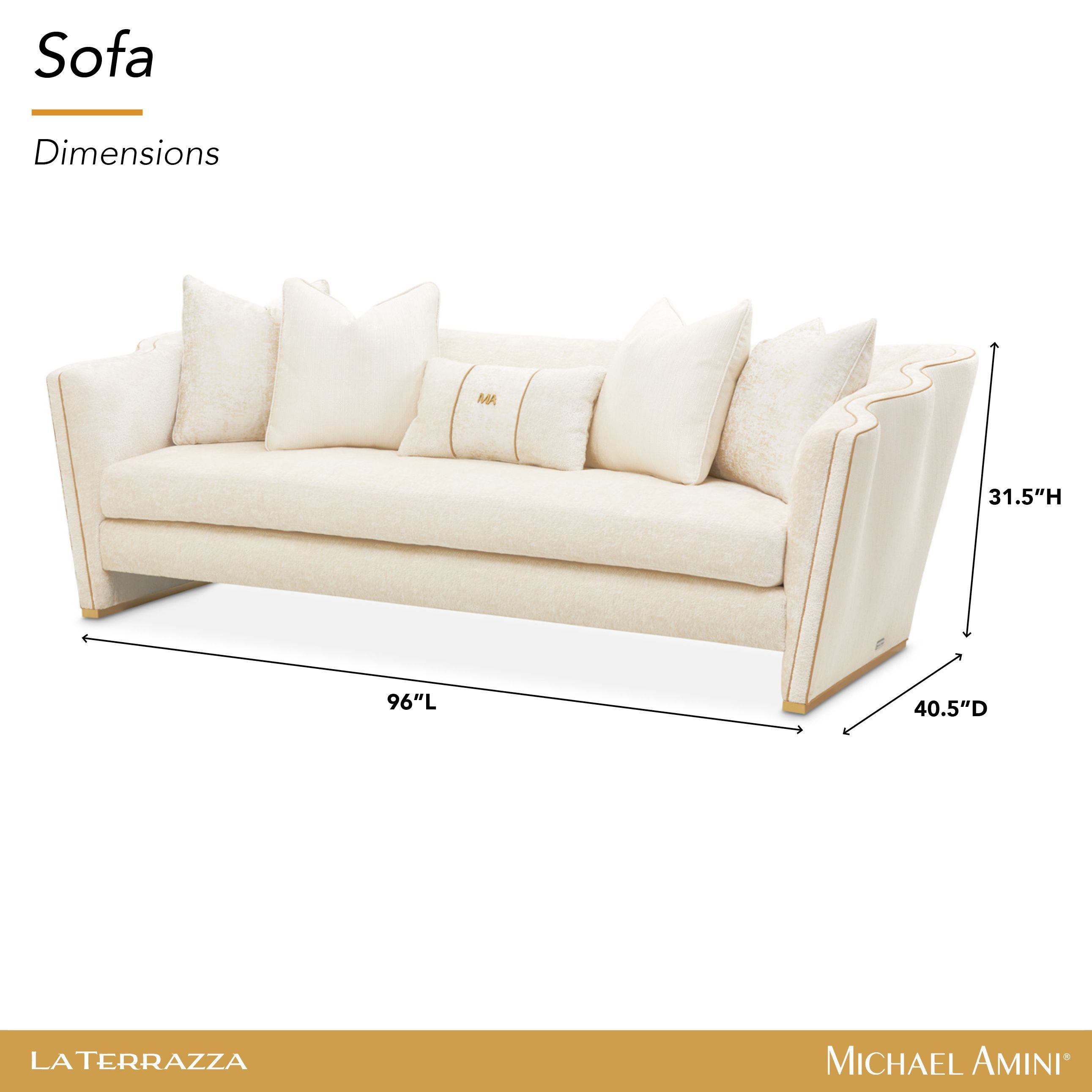 La Terrazza Starlight 96" Sofa