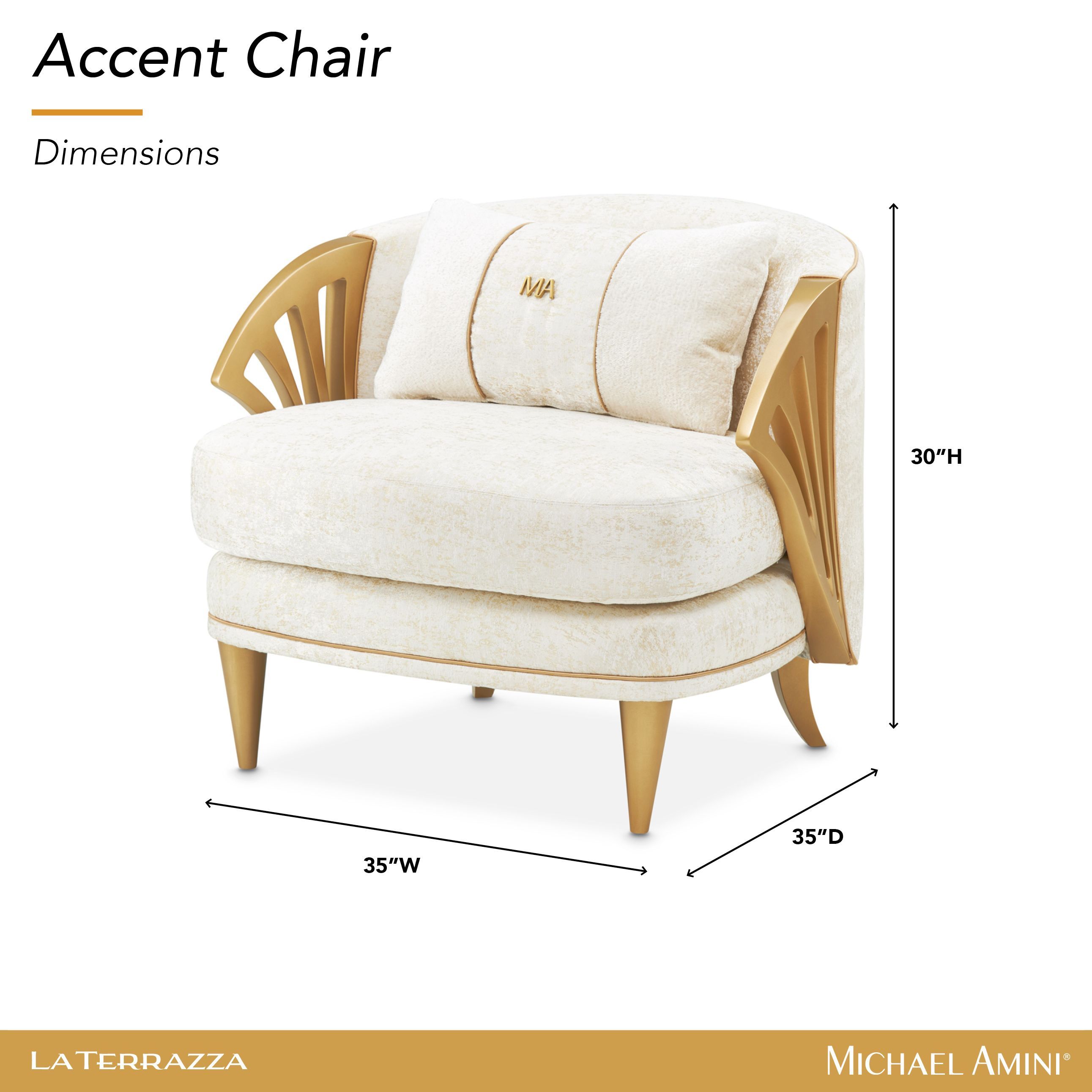 La Terrazza Starlight Upholstered Accent Chair