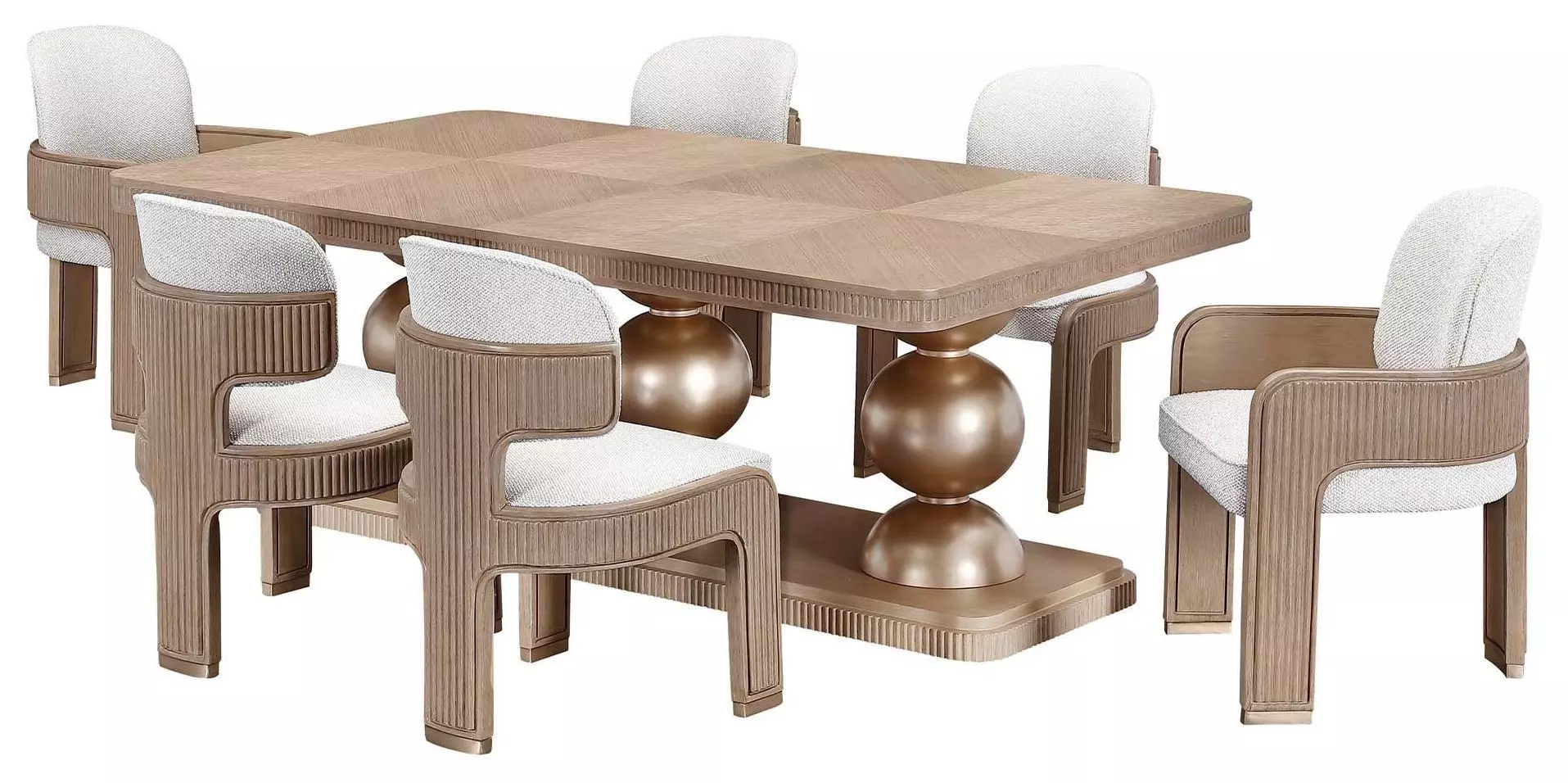 West Kensington Sea Salt Caramel Extendable Rectangular Dining