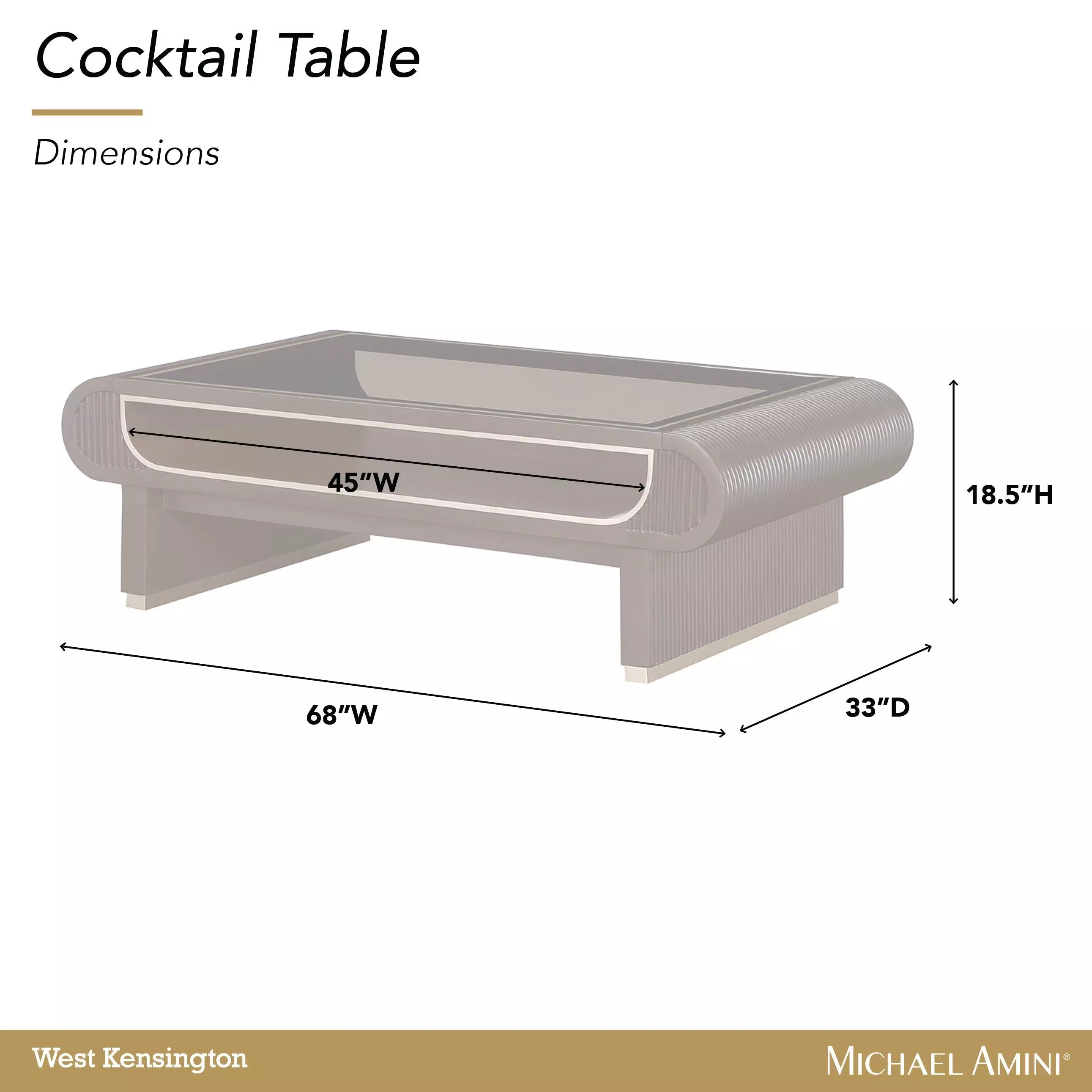 West Kensington Medium Espresso Rectangular Cocktail Table