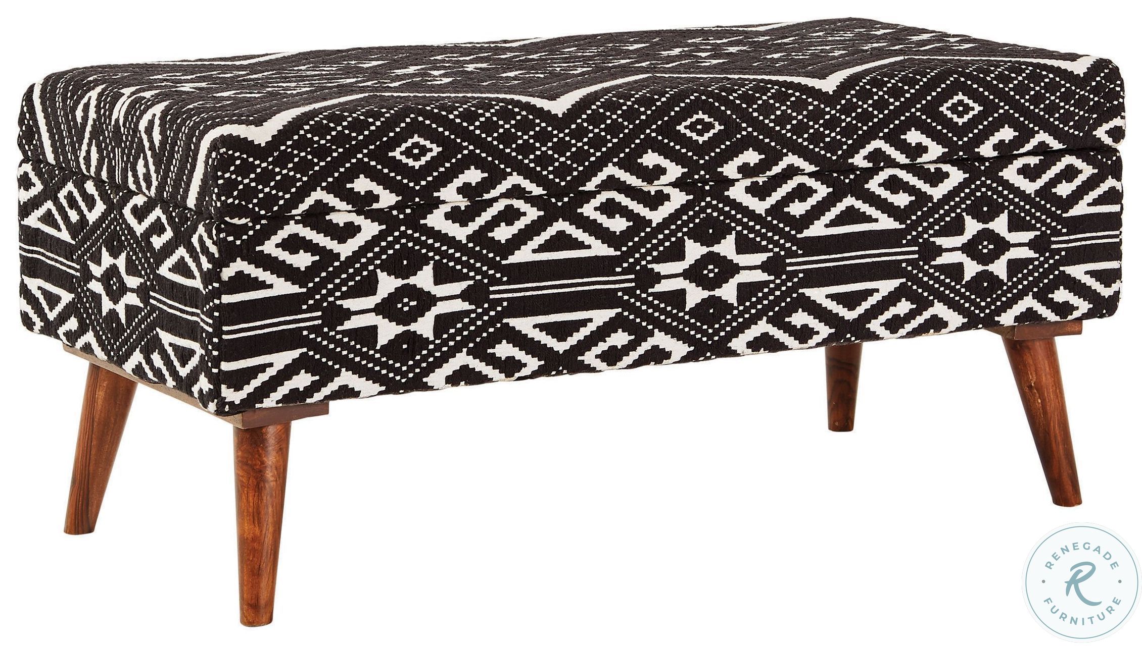 918490 Black and White Storage Bench from Coaster Coleman Furniture