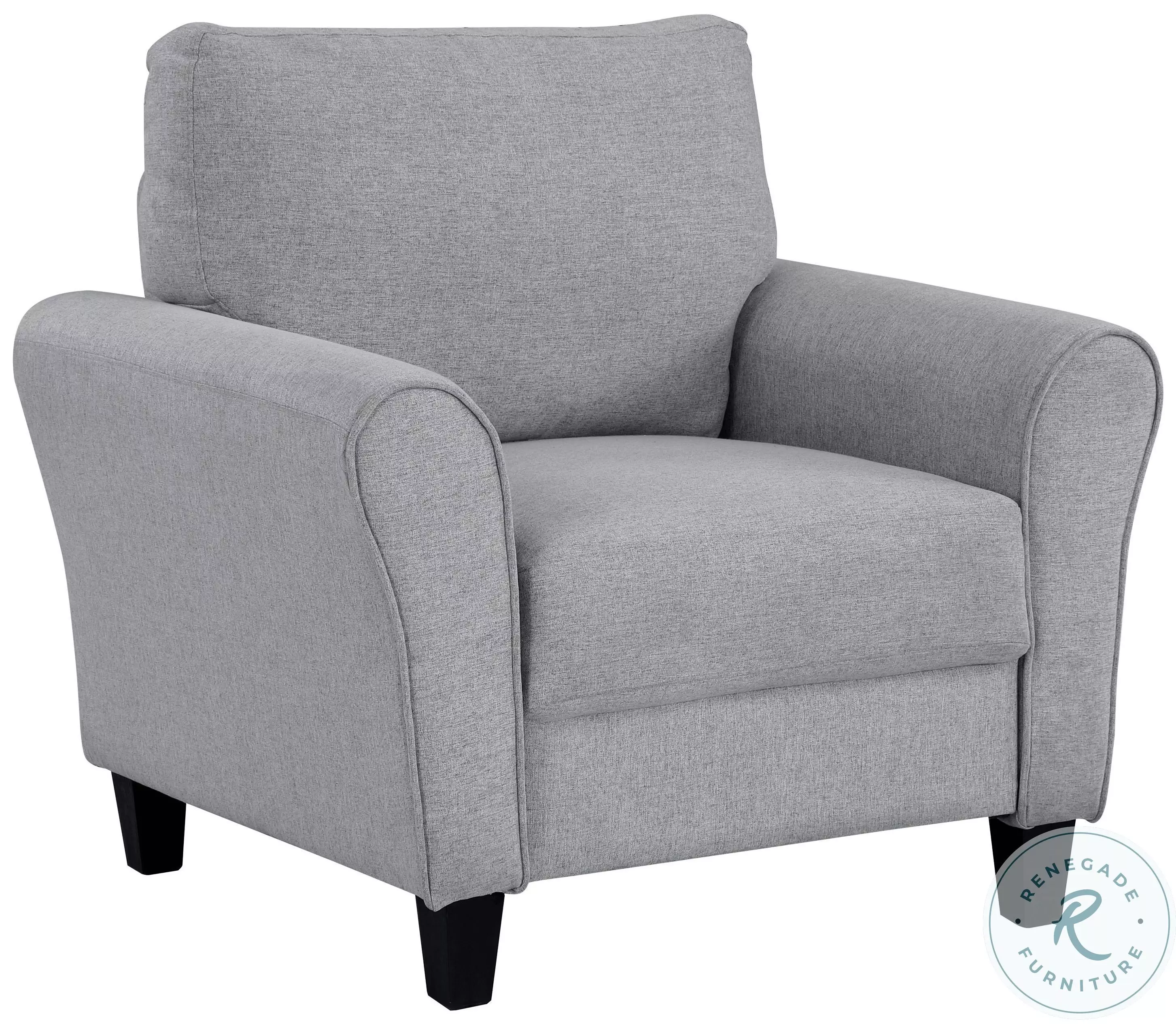 Ellery Dark Gray Chair From Homelegance | Coleman Furniture