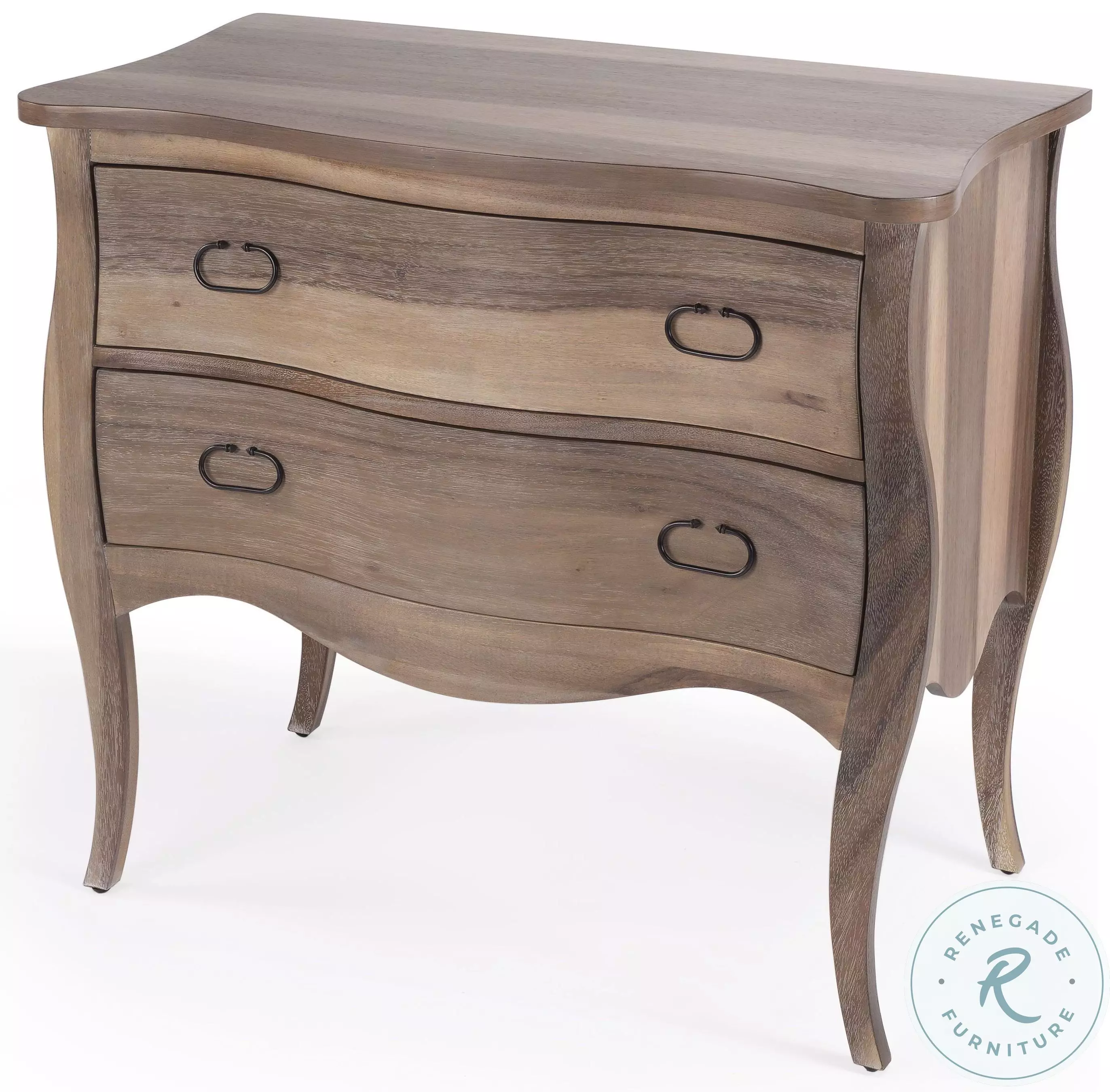 Rochelle Distressed Natural Mango 2 Drawer Chest From Butler | Coleman ...