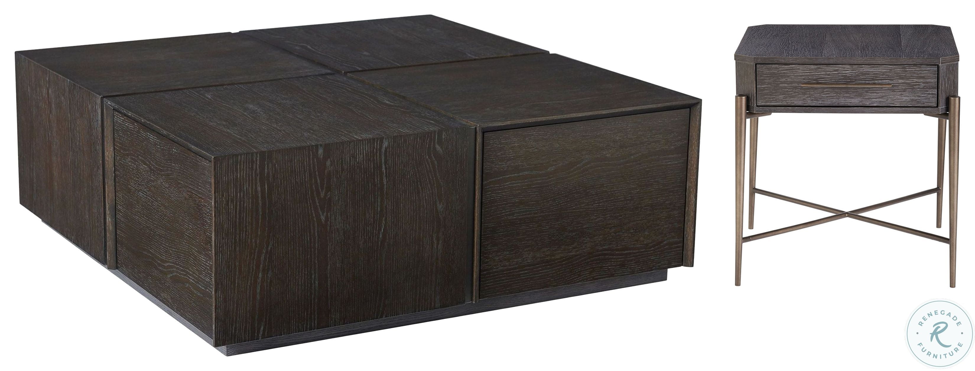 Curated Oslo Onyx End Table from Universal Coleman Furniture