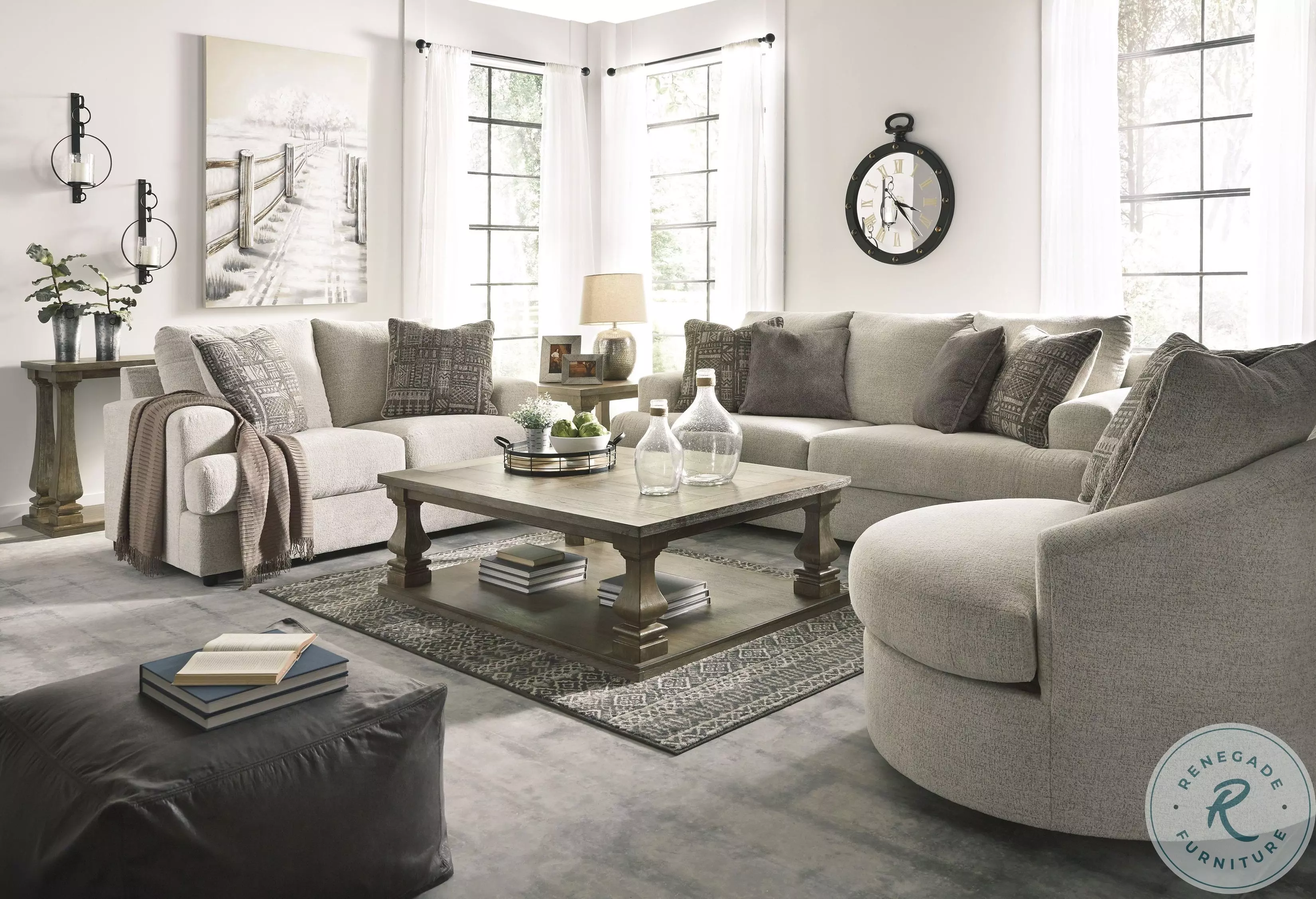 Soletren Stone Sofa From Home Gallery Stores | Home Gallery Ashley