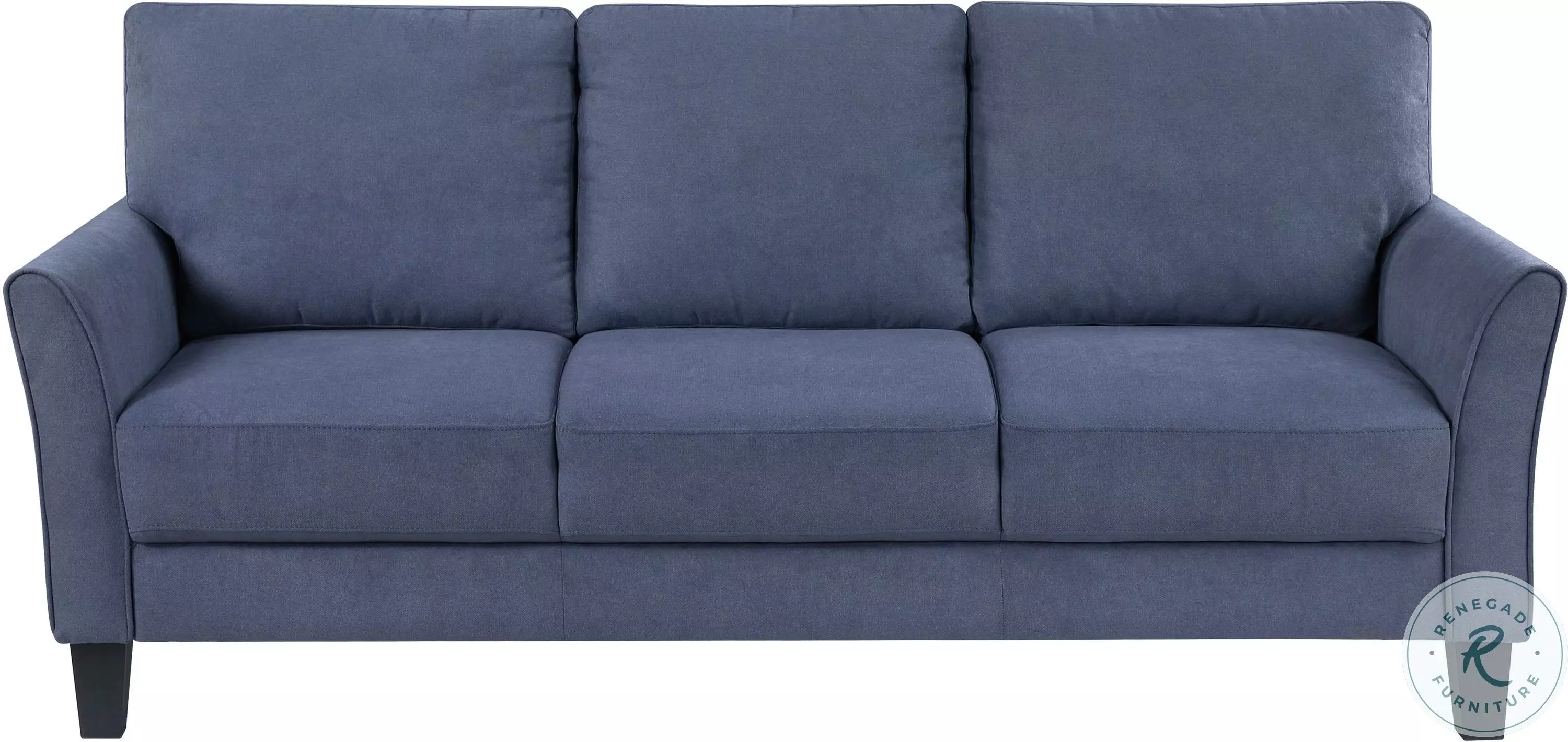 Leslie Blue Sofa From Homelegance | Coleman Furniture