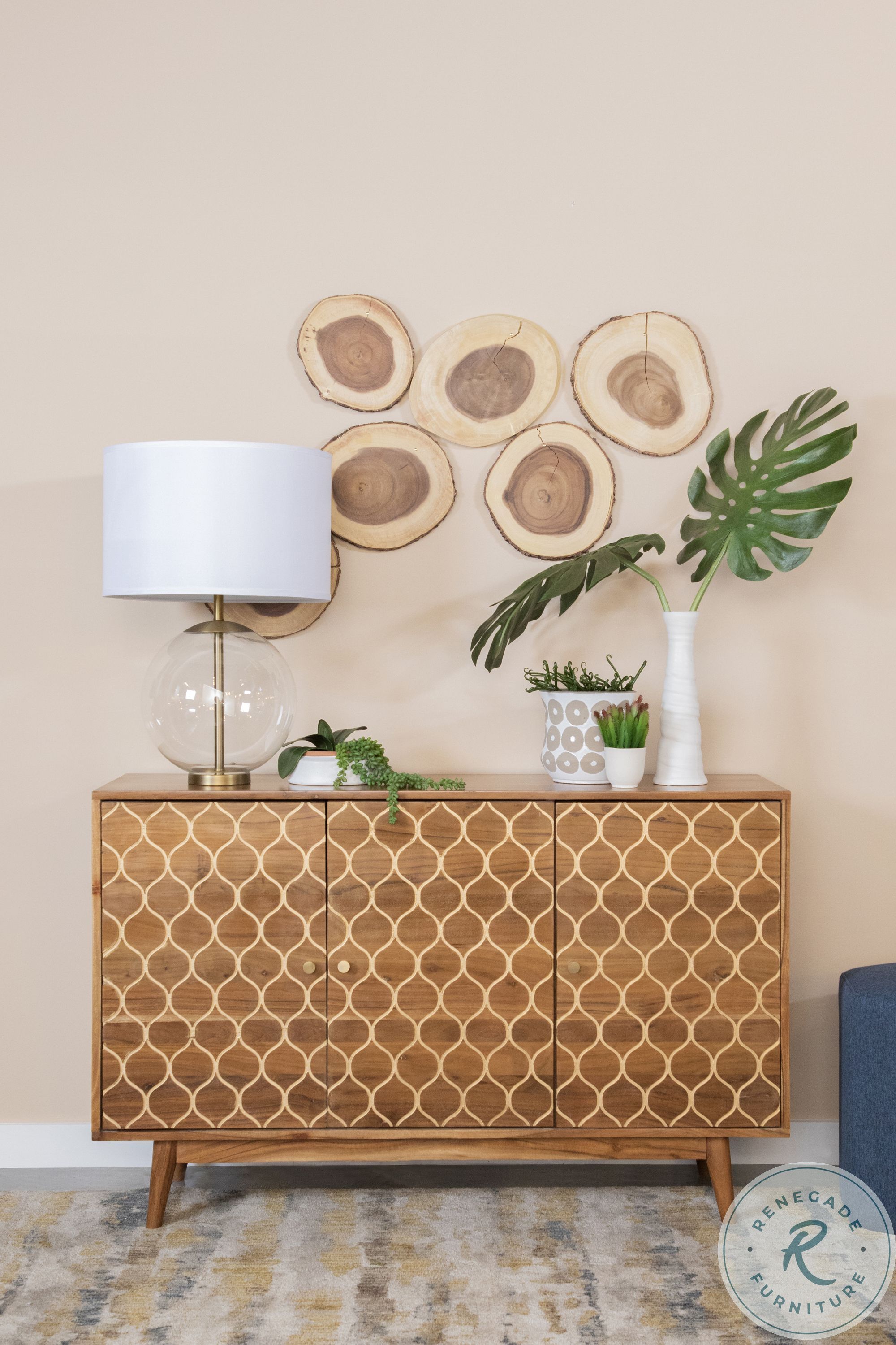 953435 Natural Accent Cabinet From Coaster Furniture | Coleman Furniture