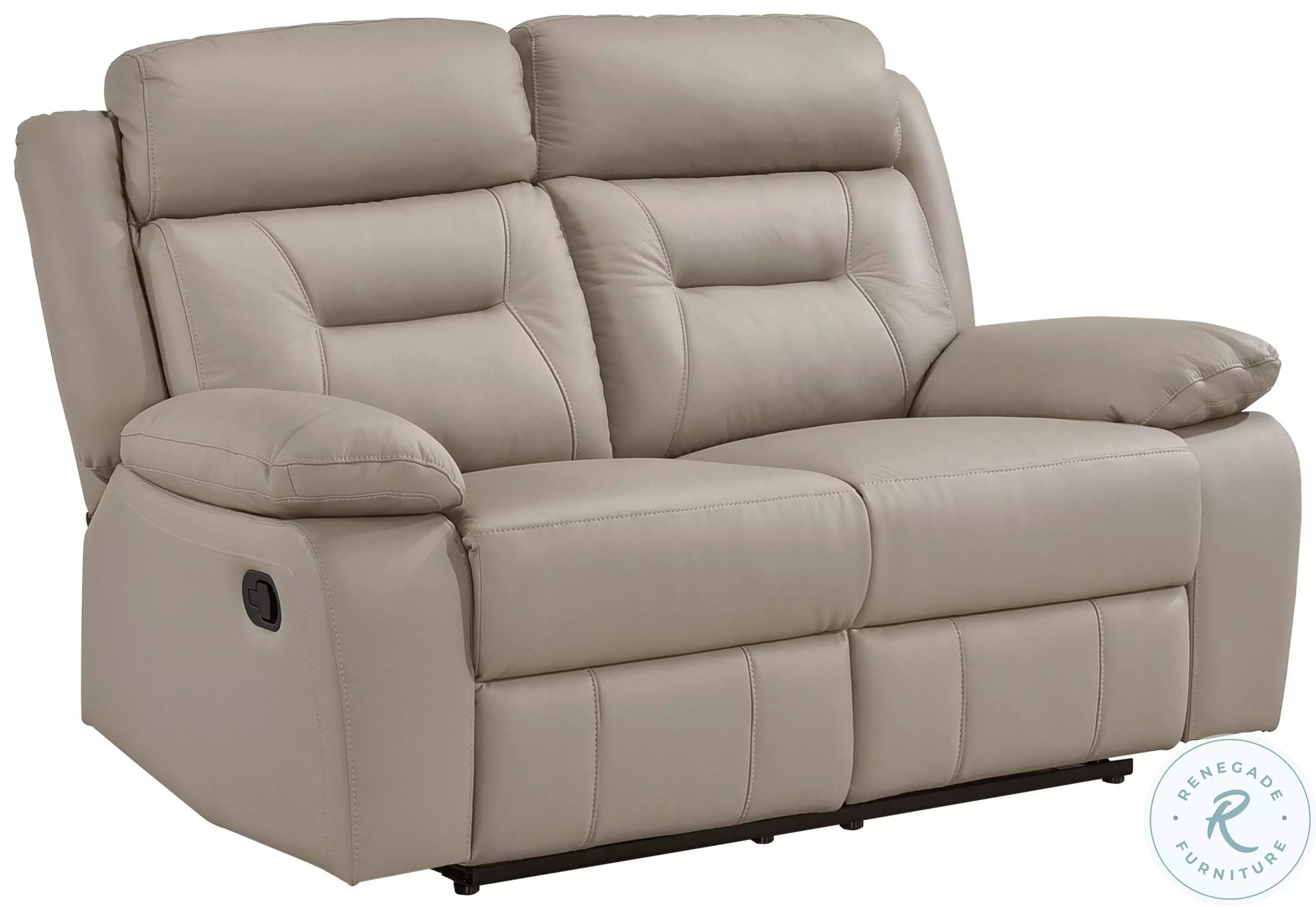 RPL 868セット Laconia Latte Double Reclining Living Room Set From Home Gallery