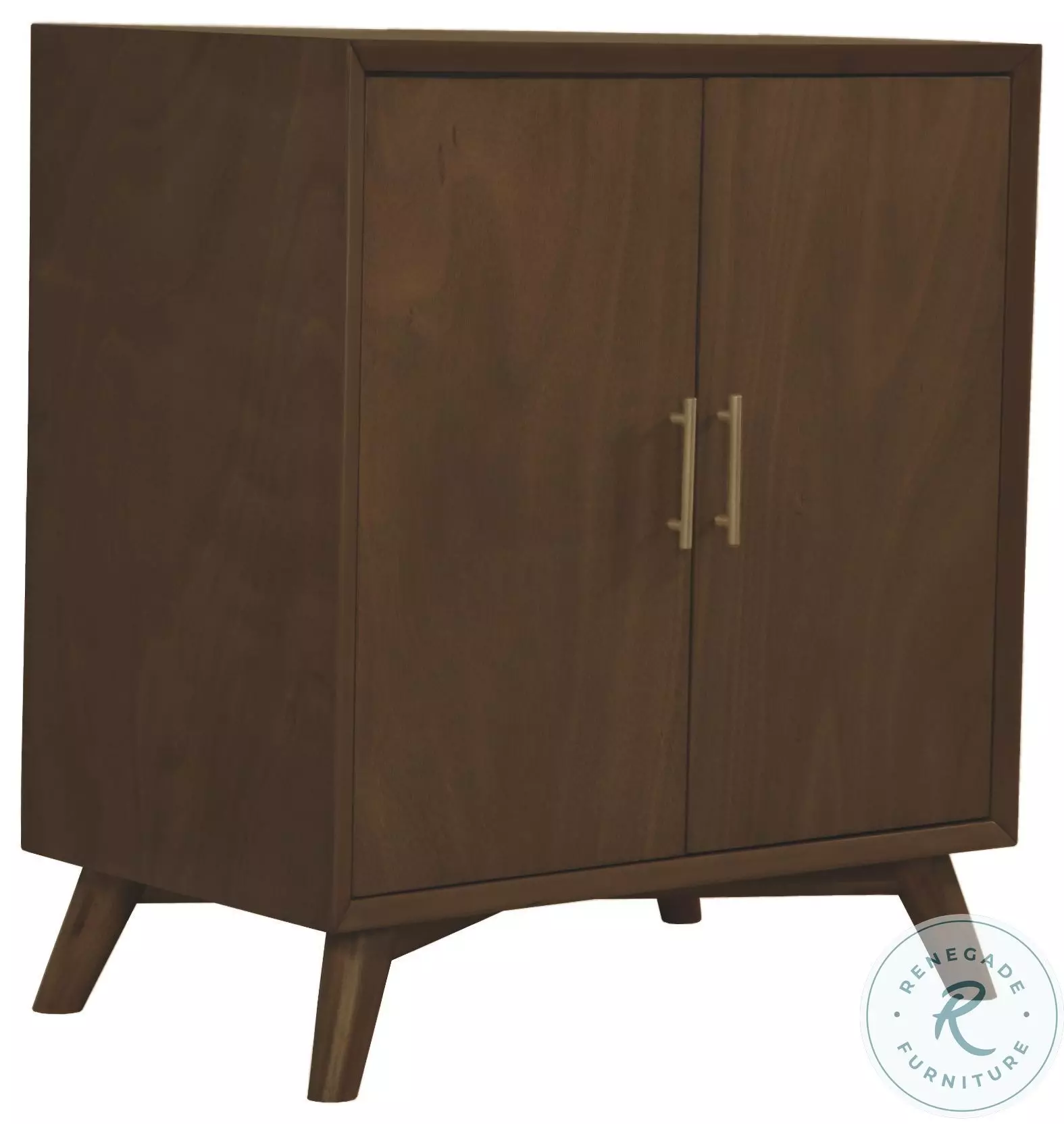 エアボーン（ARBN）ダブルBOAシステム ブラウン Flynn Walnut Small Bar Cabinet From Alpine | Coleman Furniture