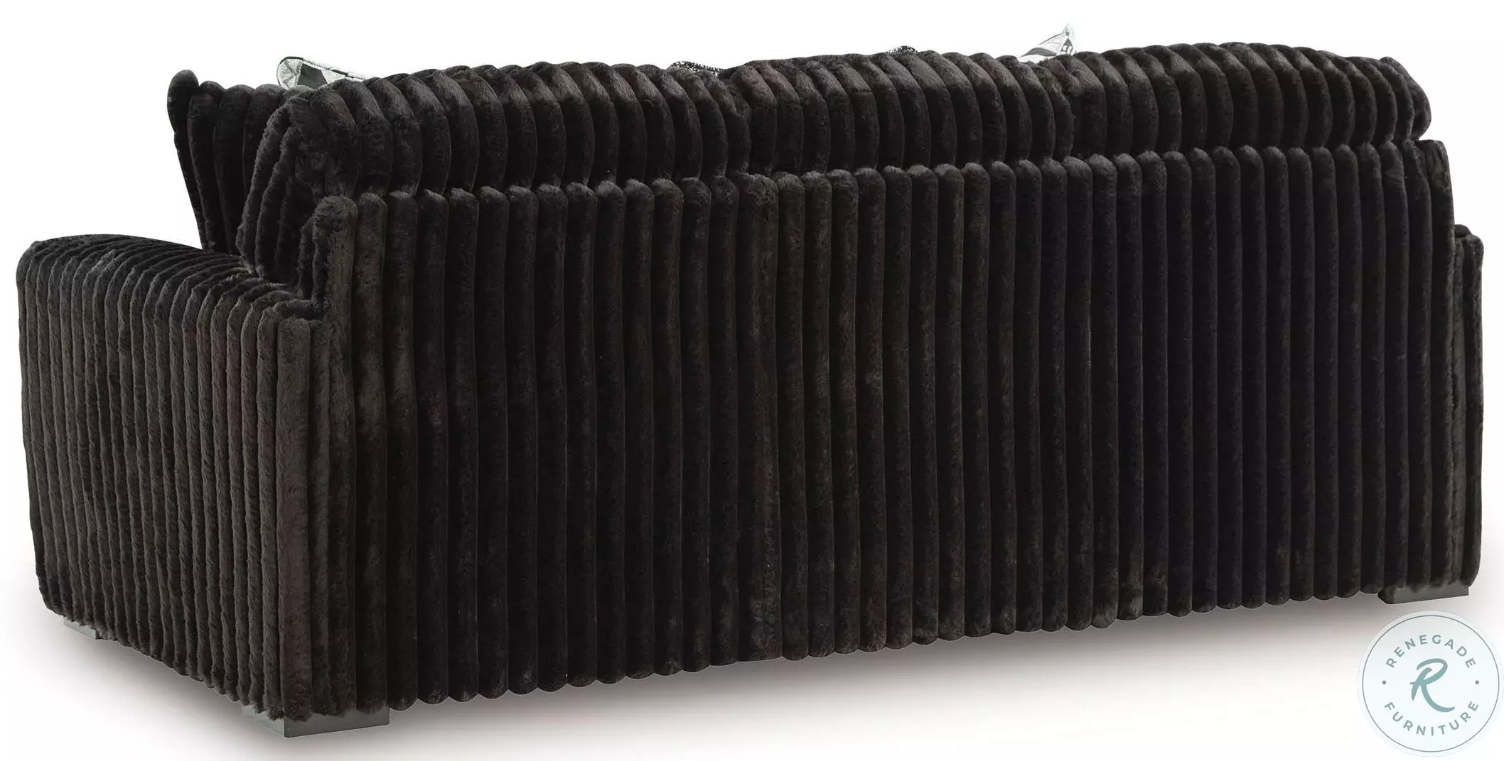 Midnight Madness Onyx Black Sofa From Ashley Furniture | Coleman