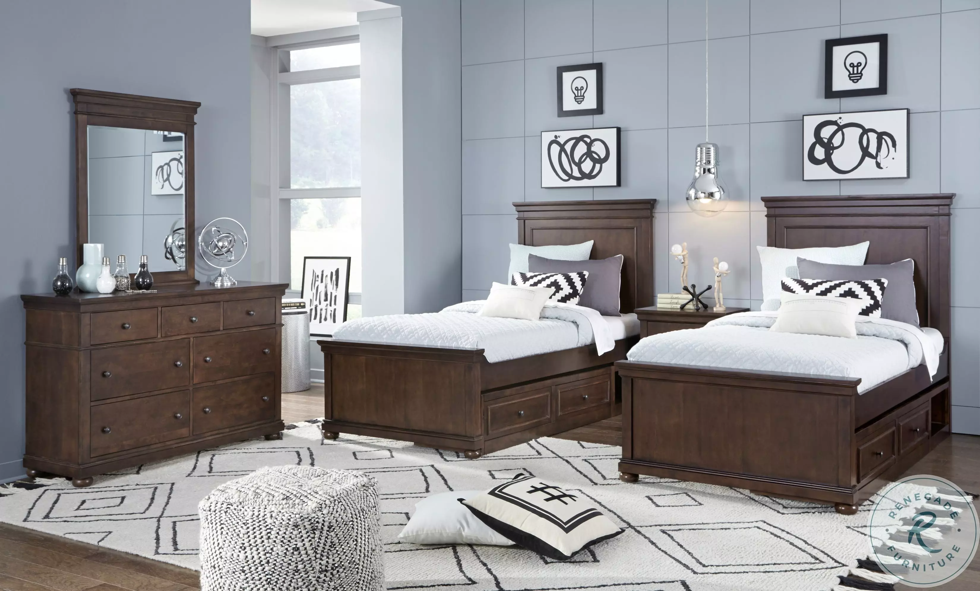 New Classic® Home Furnishings Monique 4-Piece White Queen