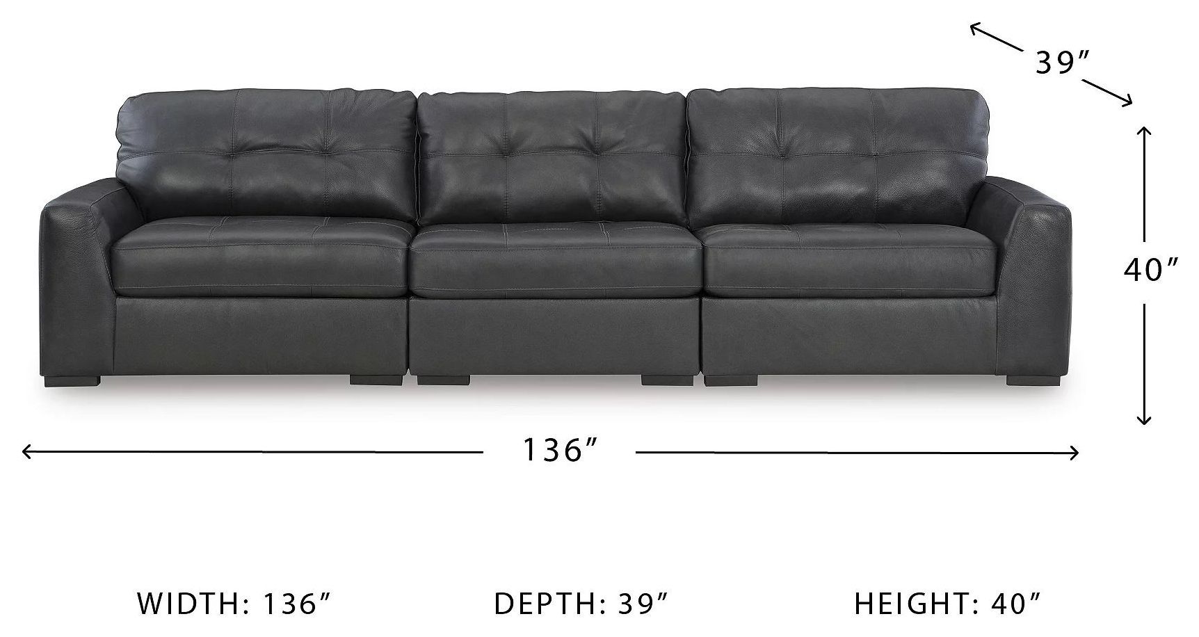 Brindley Pier Fog Modular Sofa