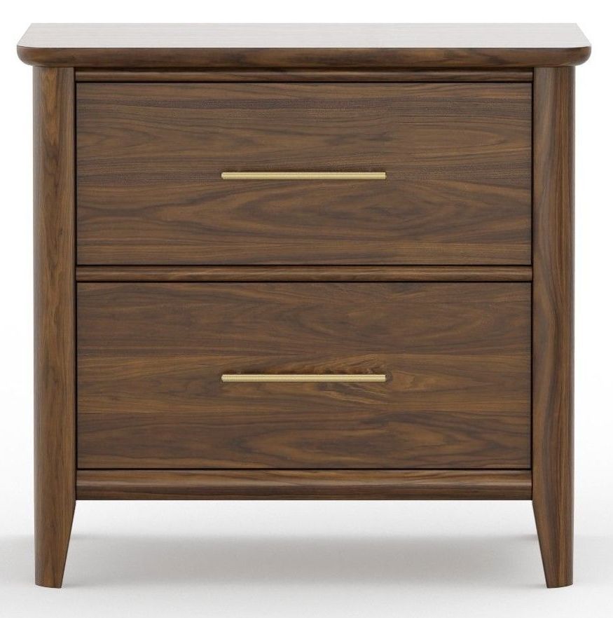 Nordhaven Nordic Walnut Panel Bedroom Set From Vaughan Bassett
