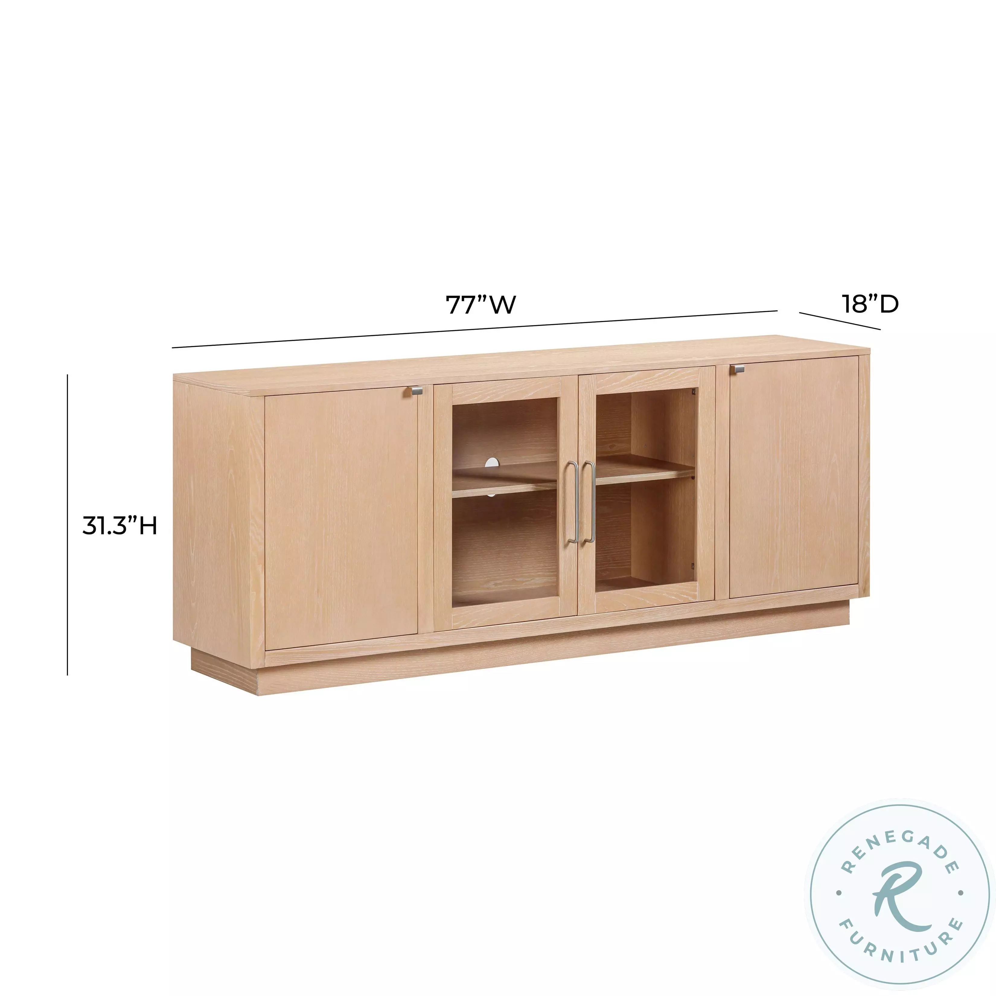 Marlow Natural Wood Console