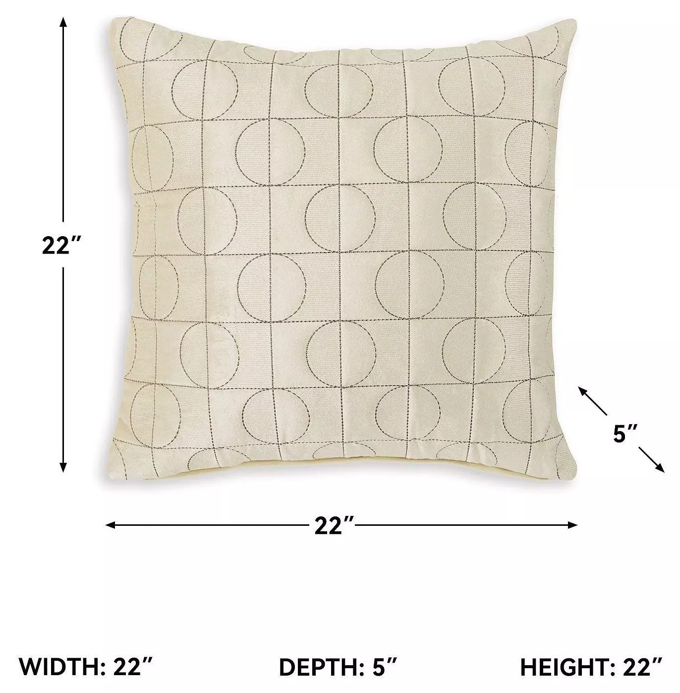 Kydner Beige And Brown Pillow Set Of 4