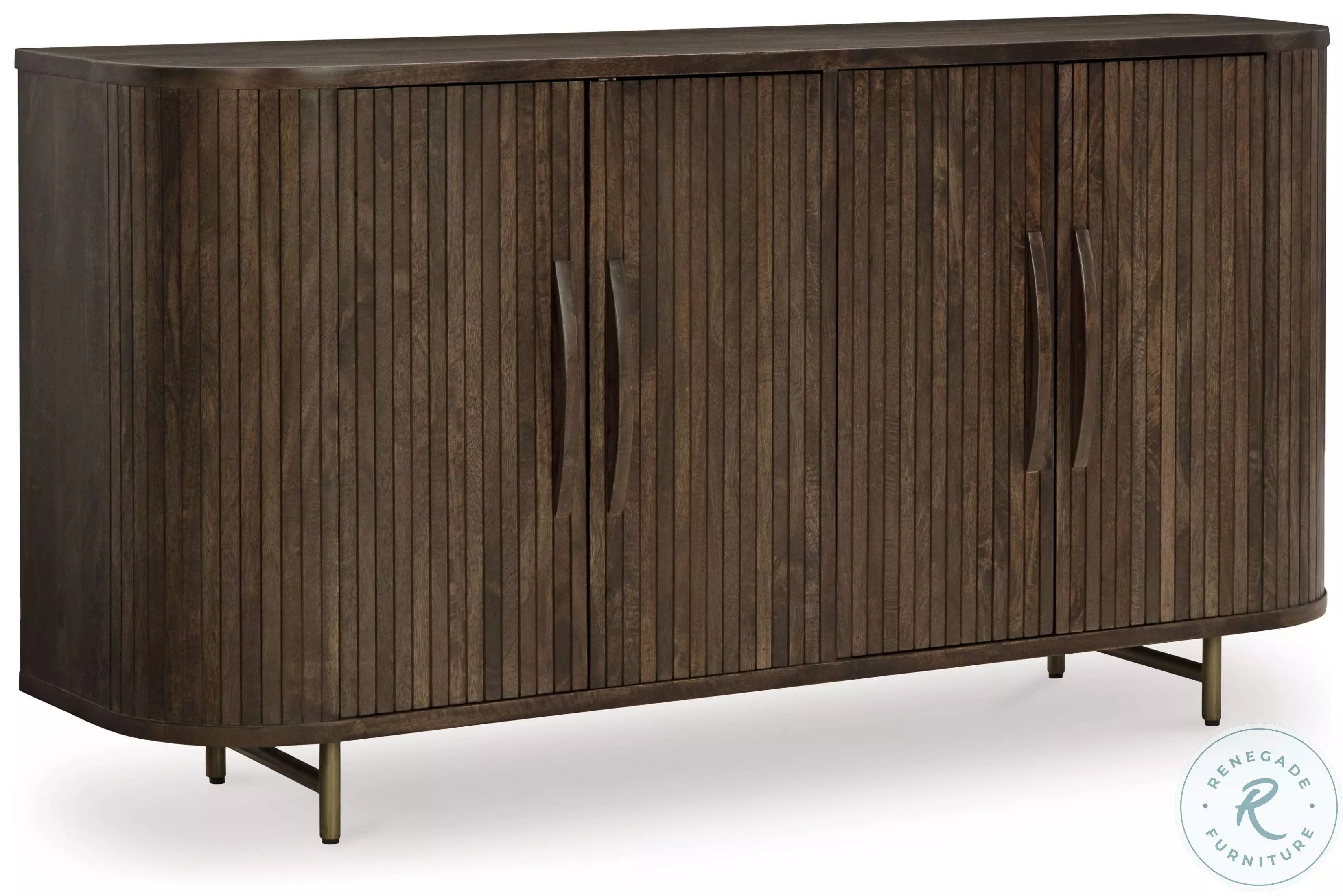 Amickly Dark Brown Accent Cabinet From Ashley Furniture | Coleman