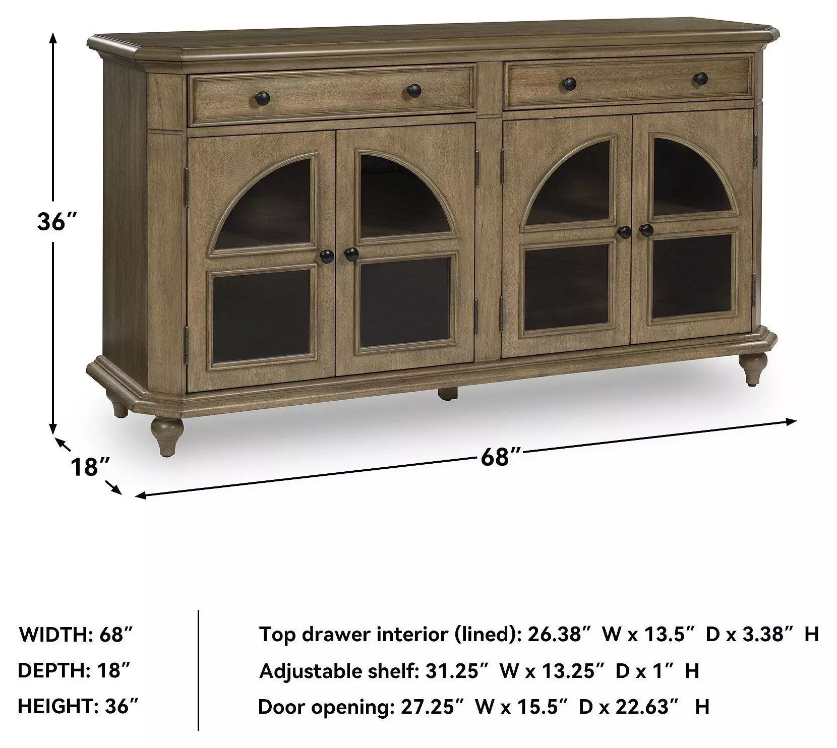 Barlomore Brown Accent Cabinet