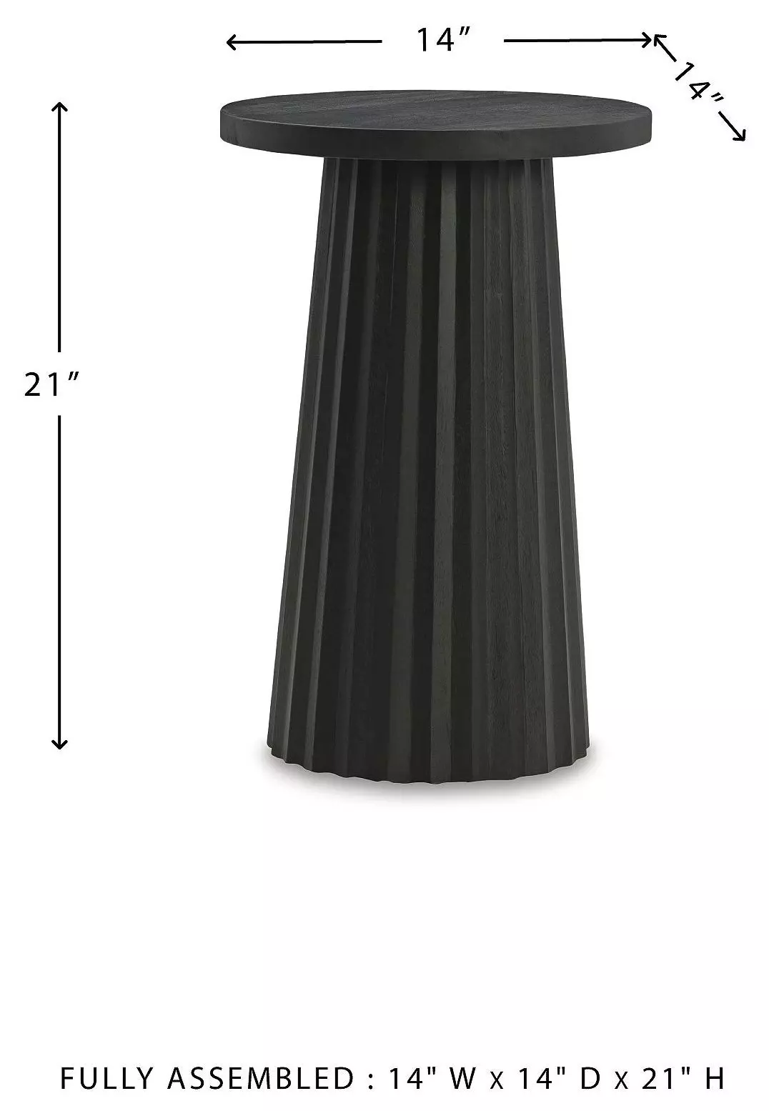 Ceilby Black Accent Table