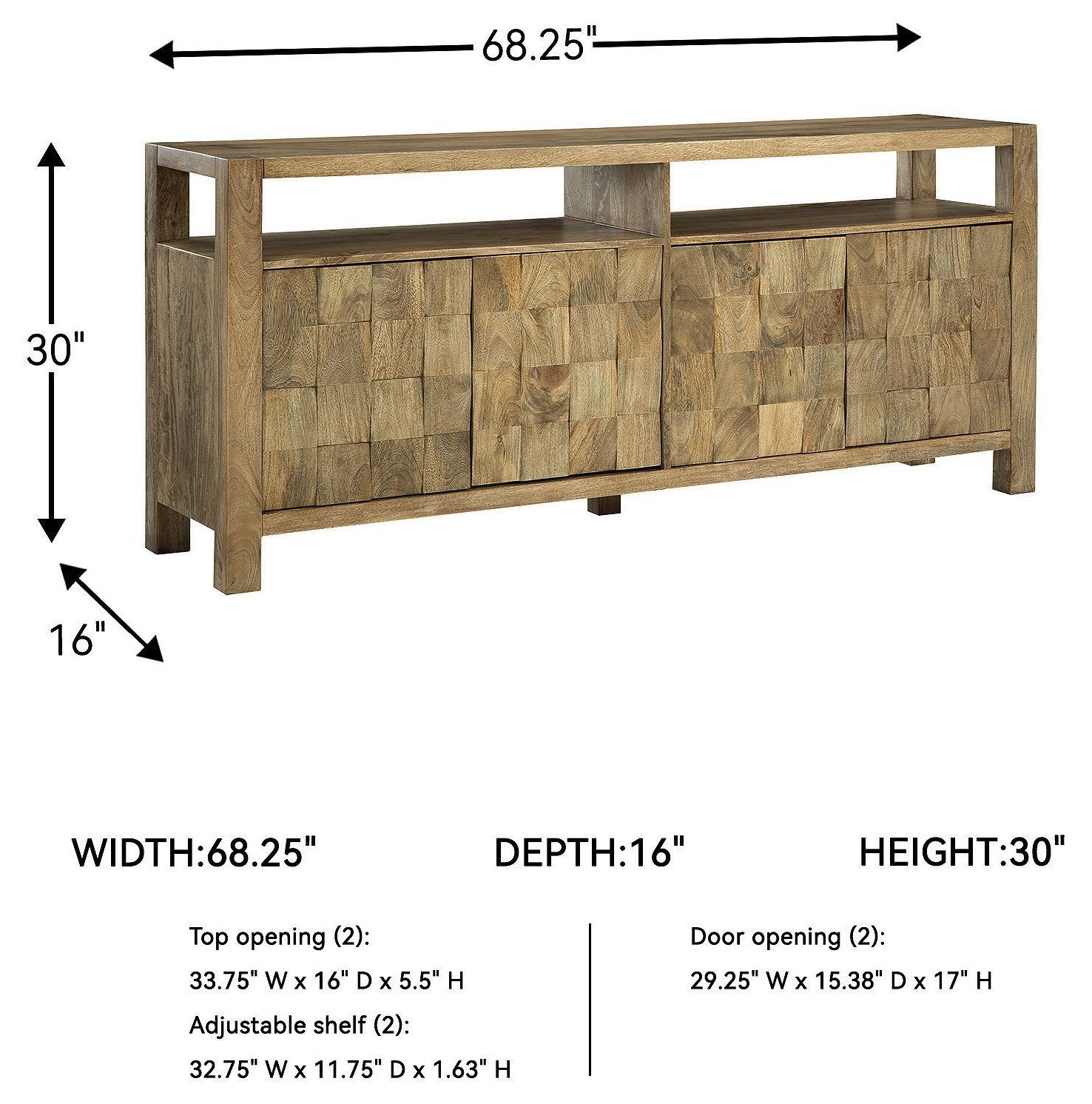 Hudwick Natural Brown Accent Cabinet
