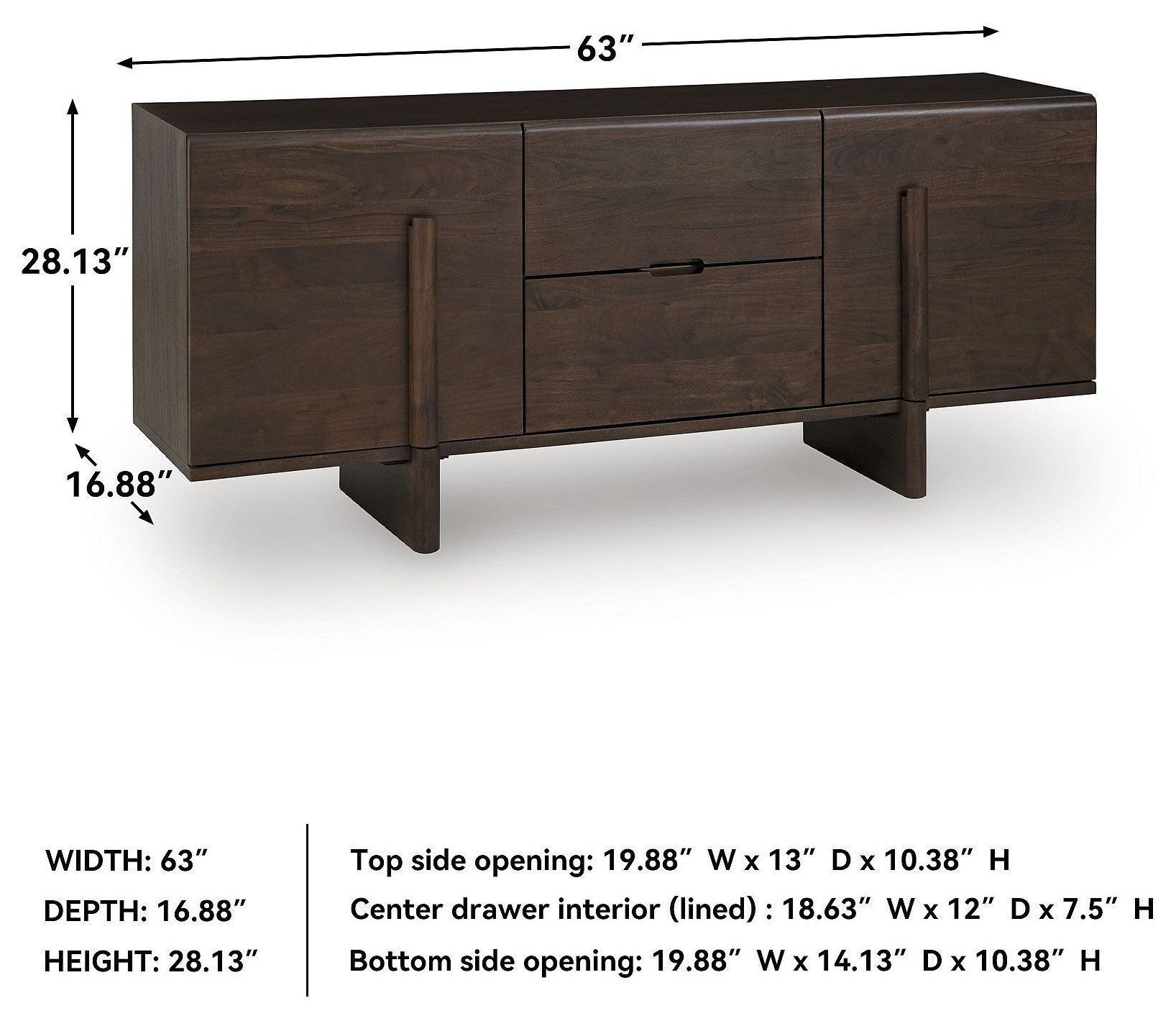 Kydler Medium Brown Accent Cabinet