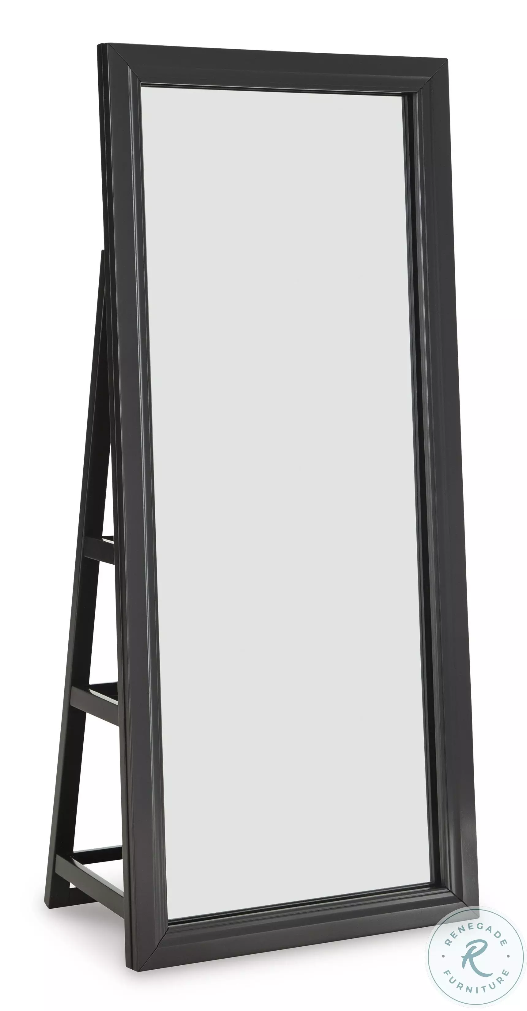 Evesen Black Floor Standing Mirror From Ashley Furniture | Coleman ...